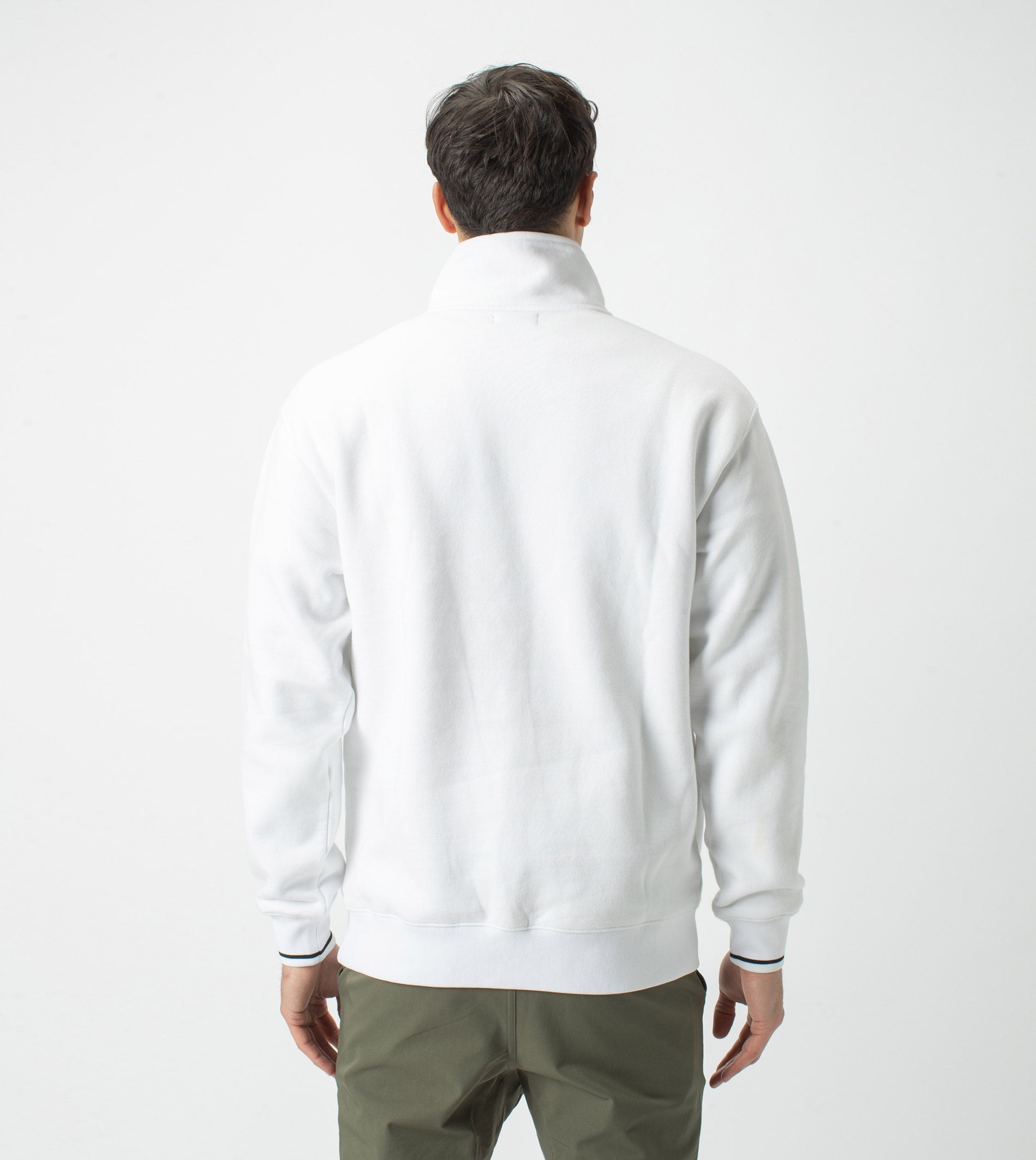 Track Zip Sweat White