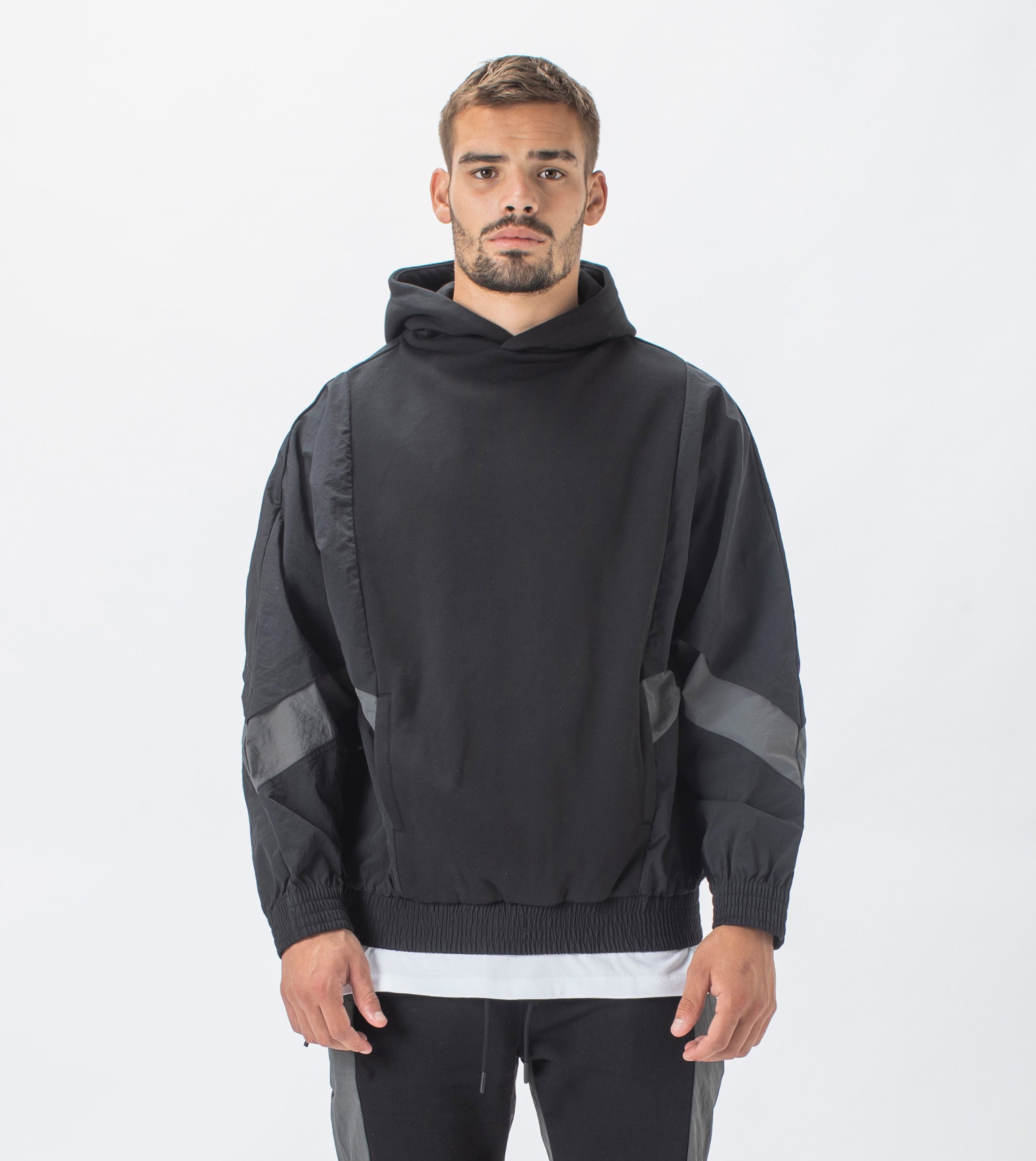 Track Lowgo Hood Sweat Black