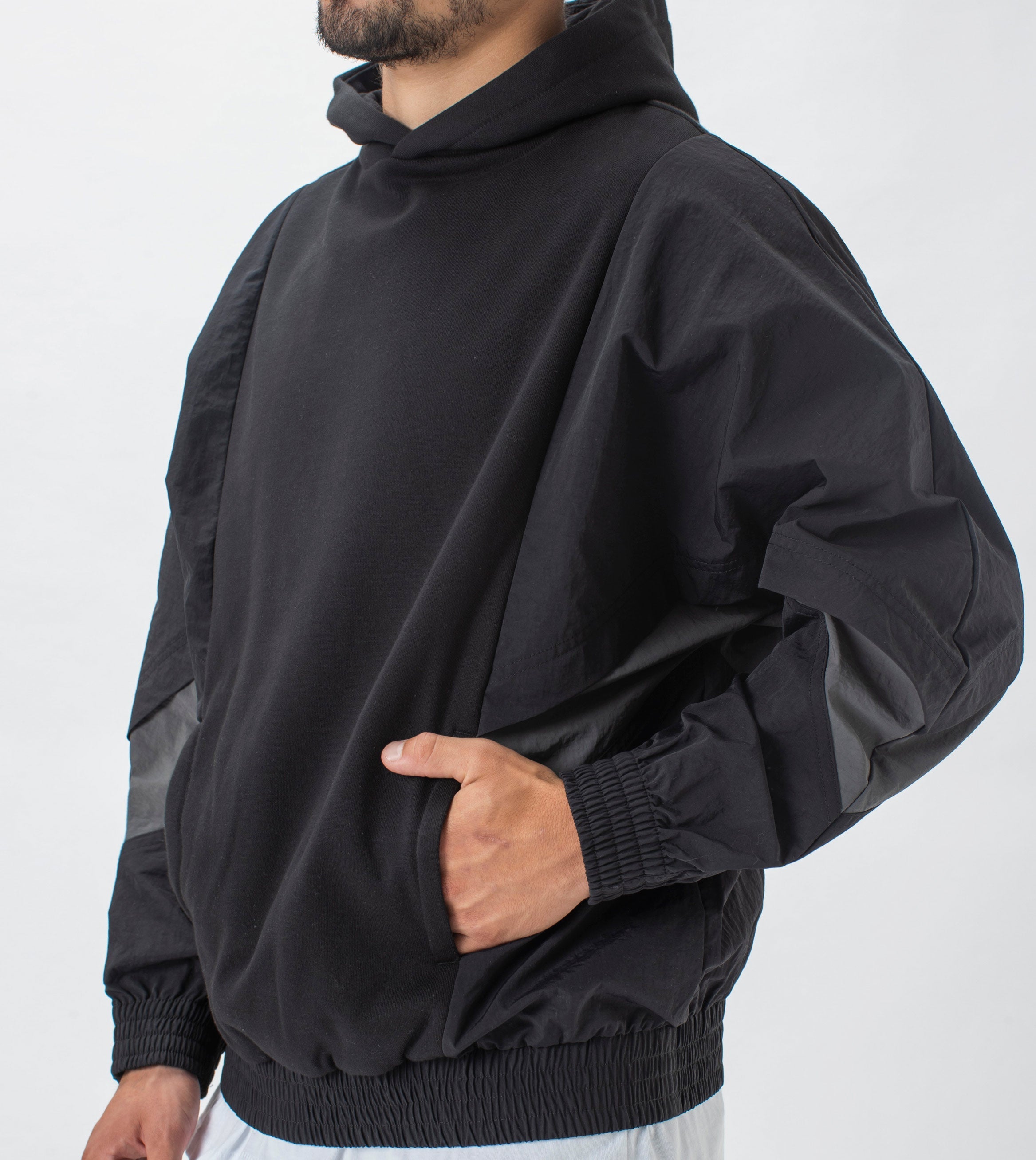 Track Lowgo Hood Sweat Black