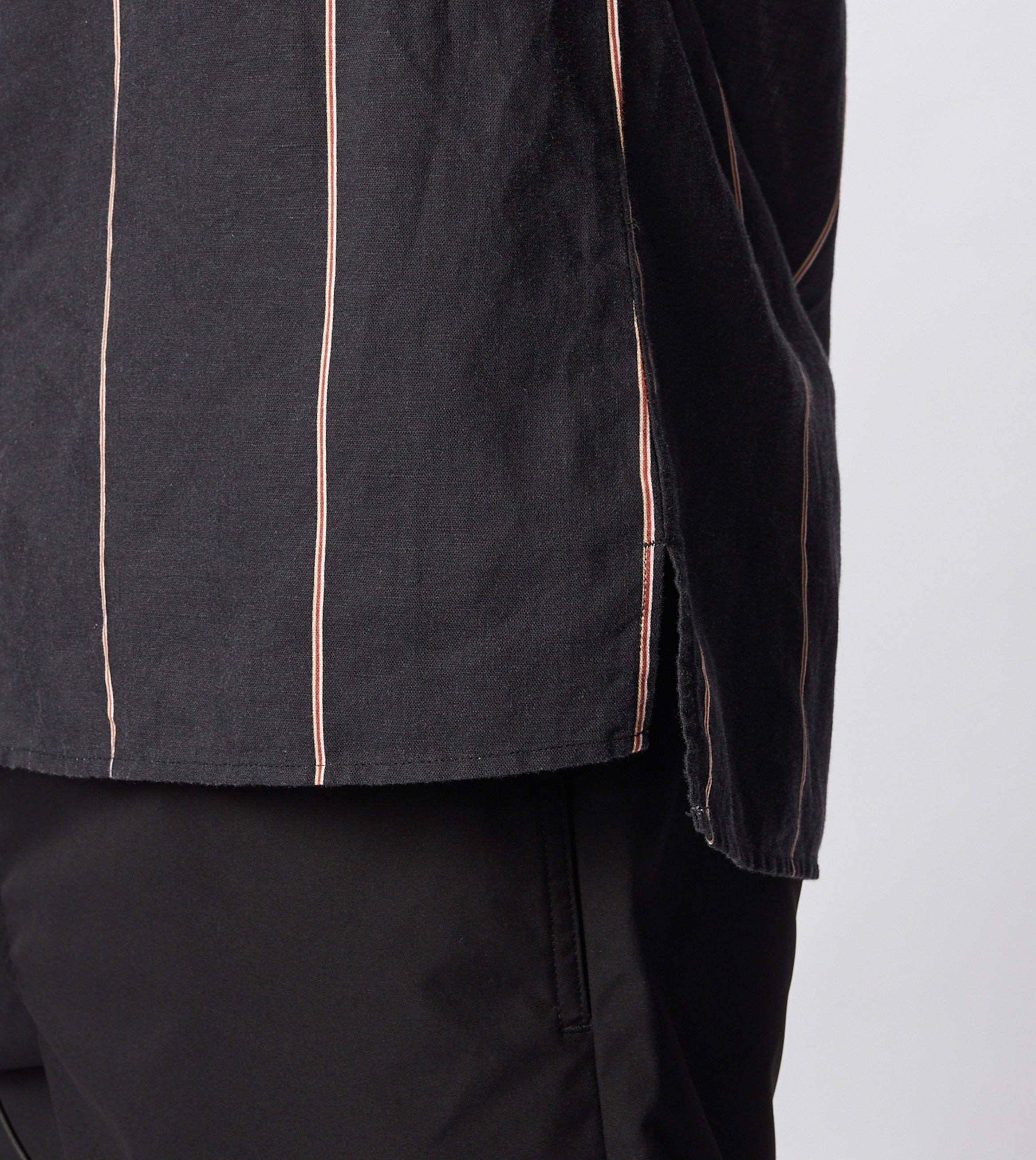 Tri-Stripe SS Shirt Black/Mango