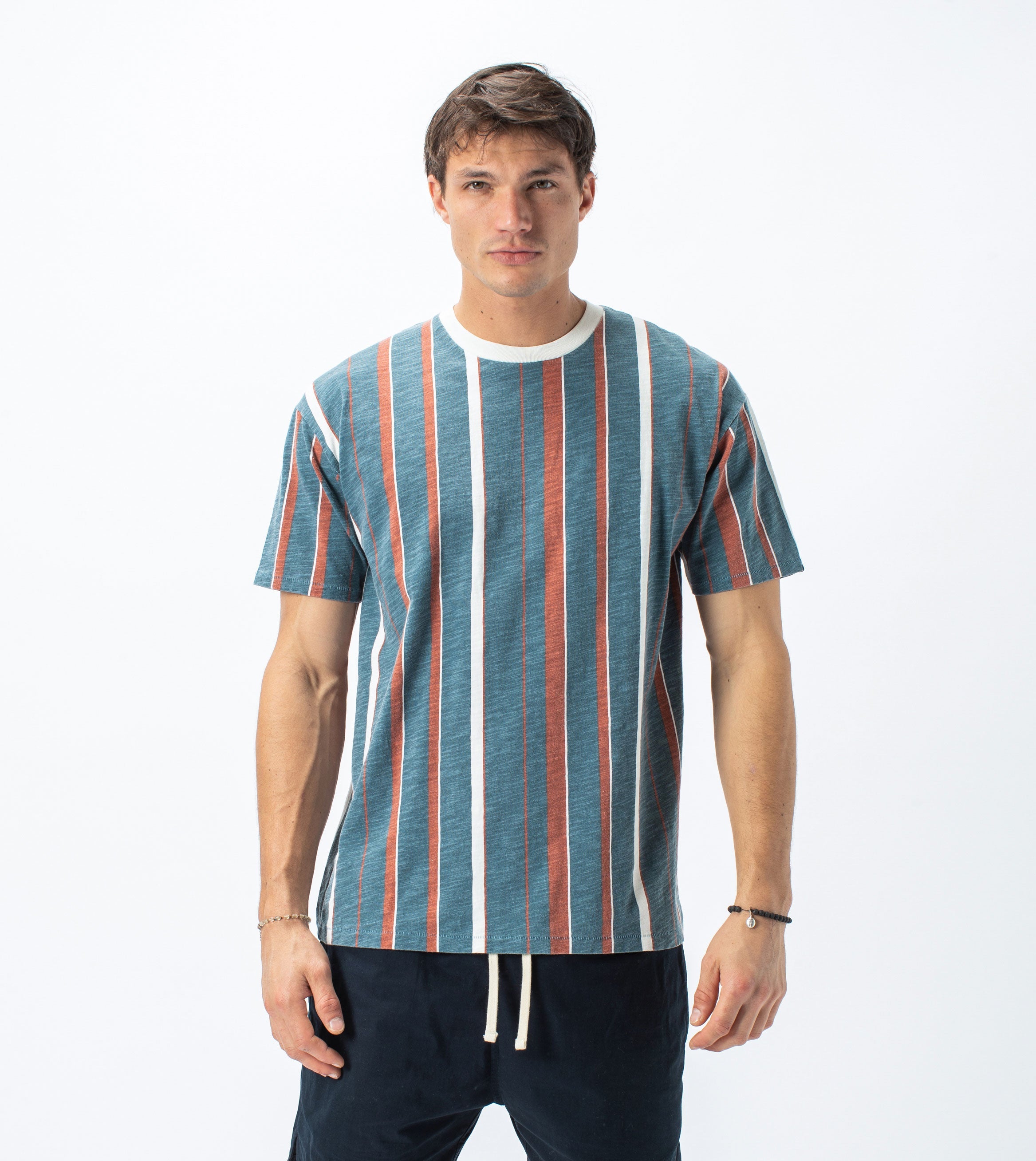 Triumvirate Box Tee Ocean/Clay - Sale