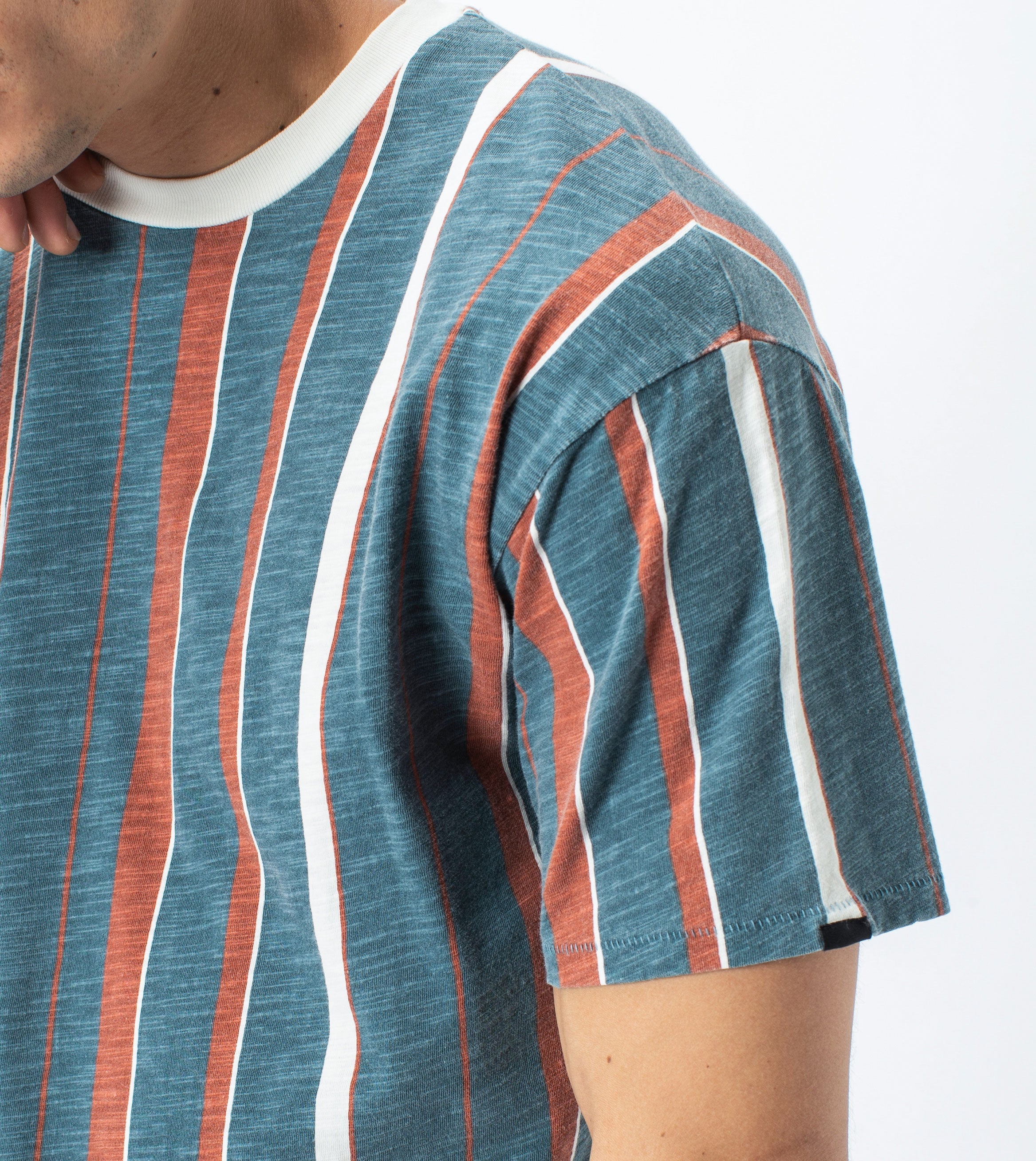Triumvirate Box Tee Ocean/Clay - Sale