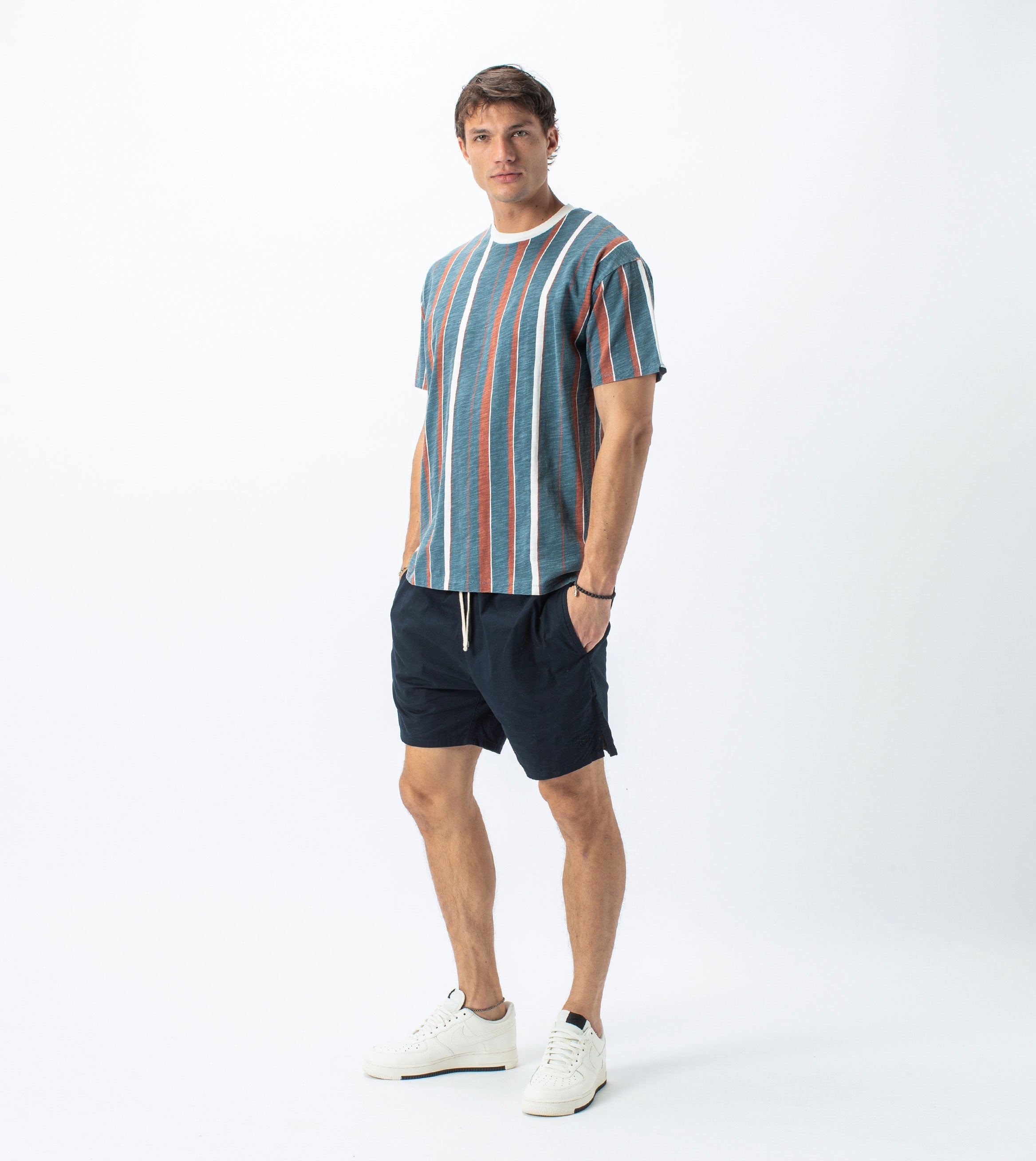 Triumvirate Box Tee Ocean/Clay - Sale