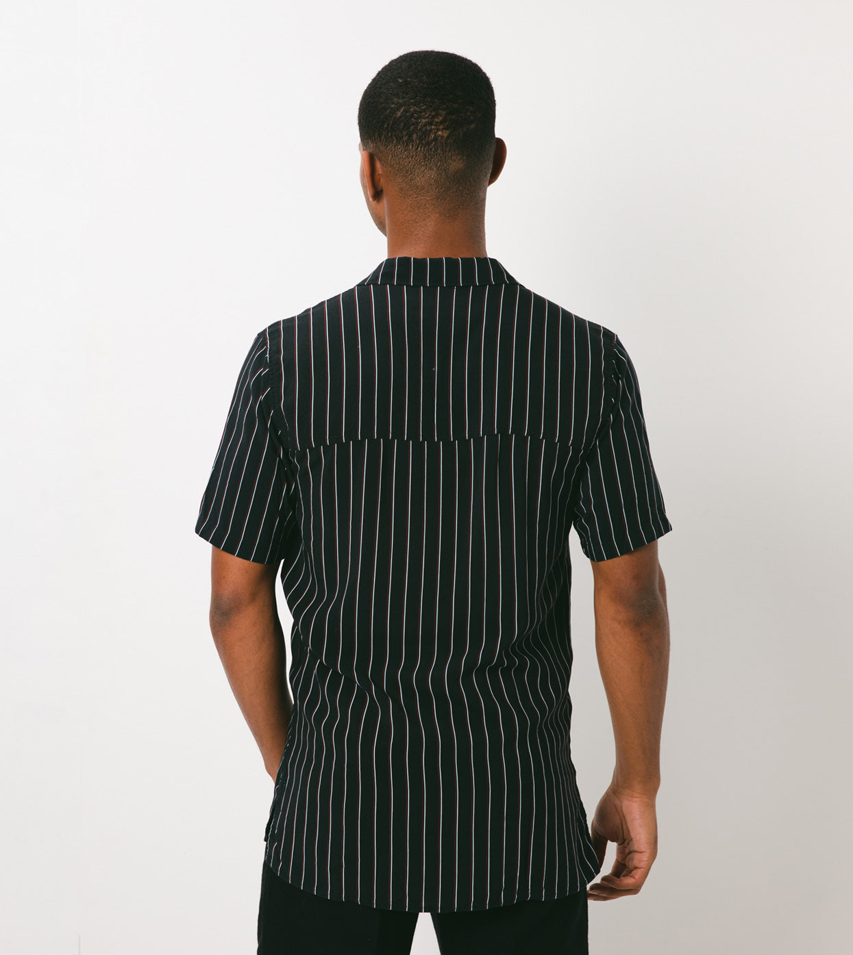 Twinstripe SS Shirt Black - Sale