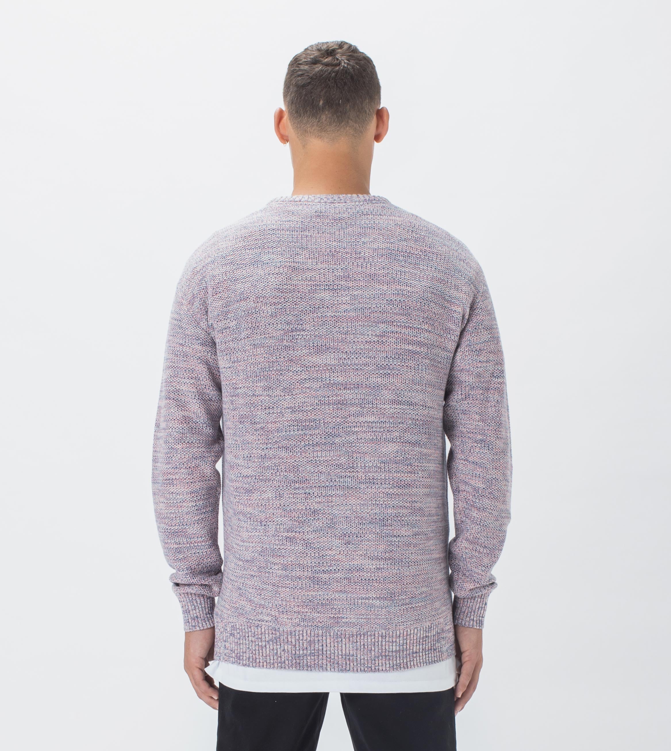 Twisted Crew Knit Sherbet
