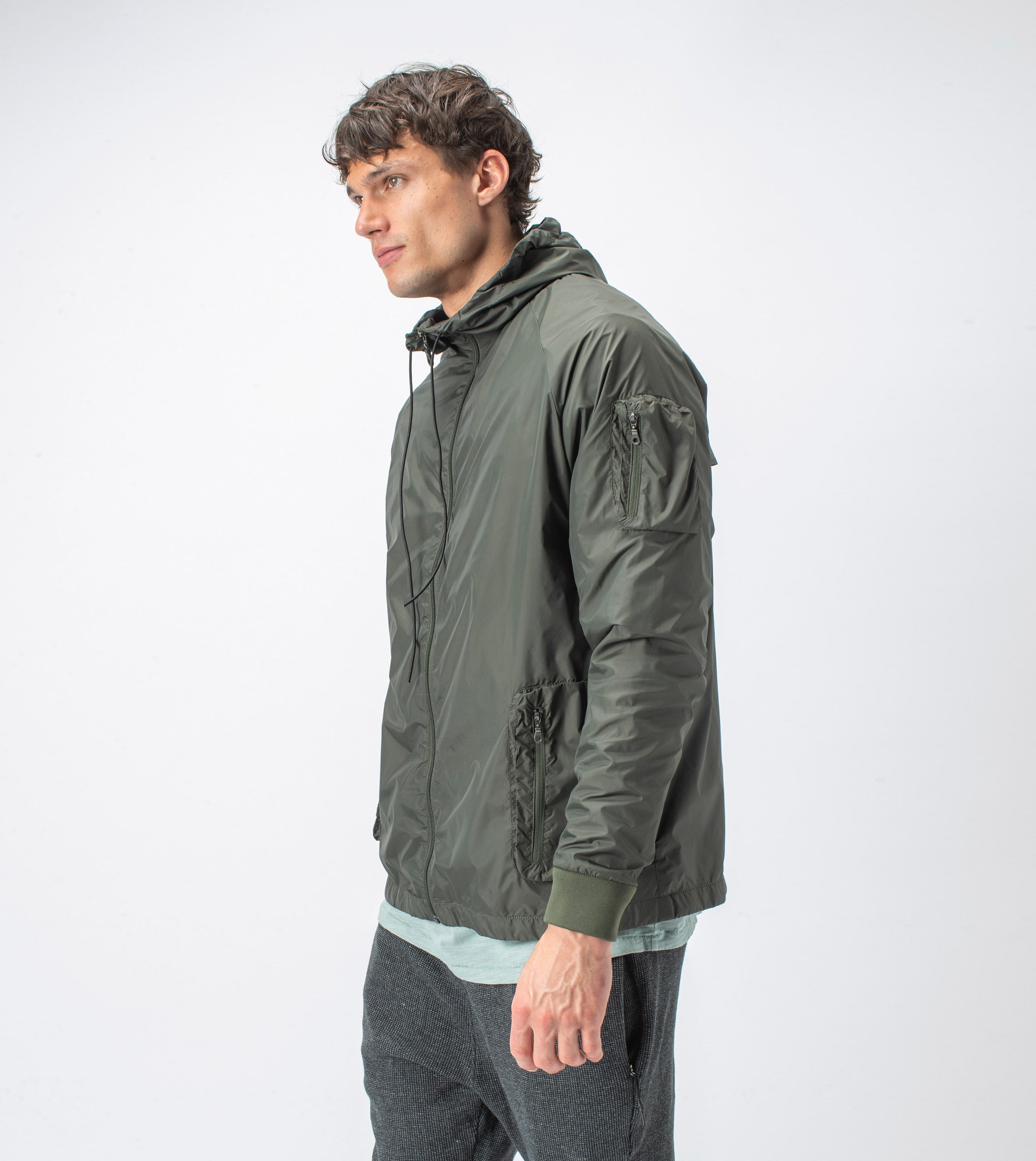 Utility Storm Spray Jacket Dk Army - Sale
