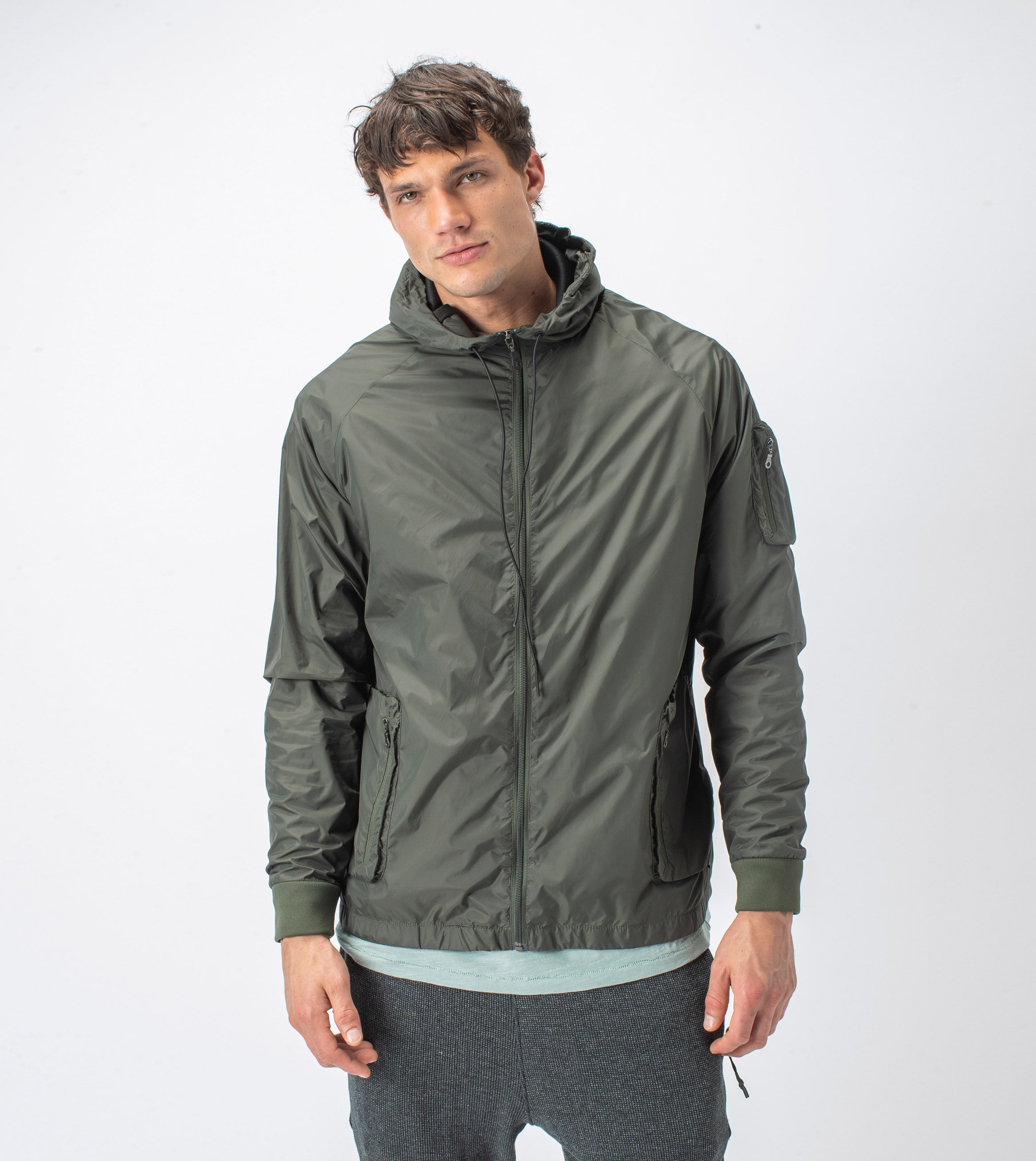 Utility Storm Spray Jacket Dk Army - Sale