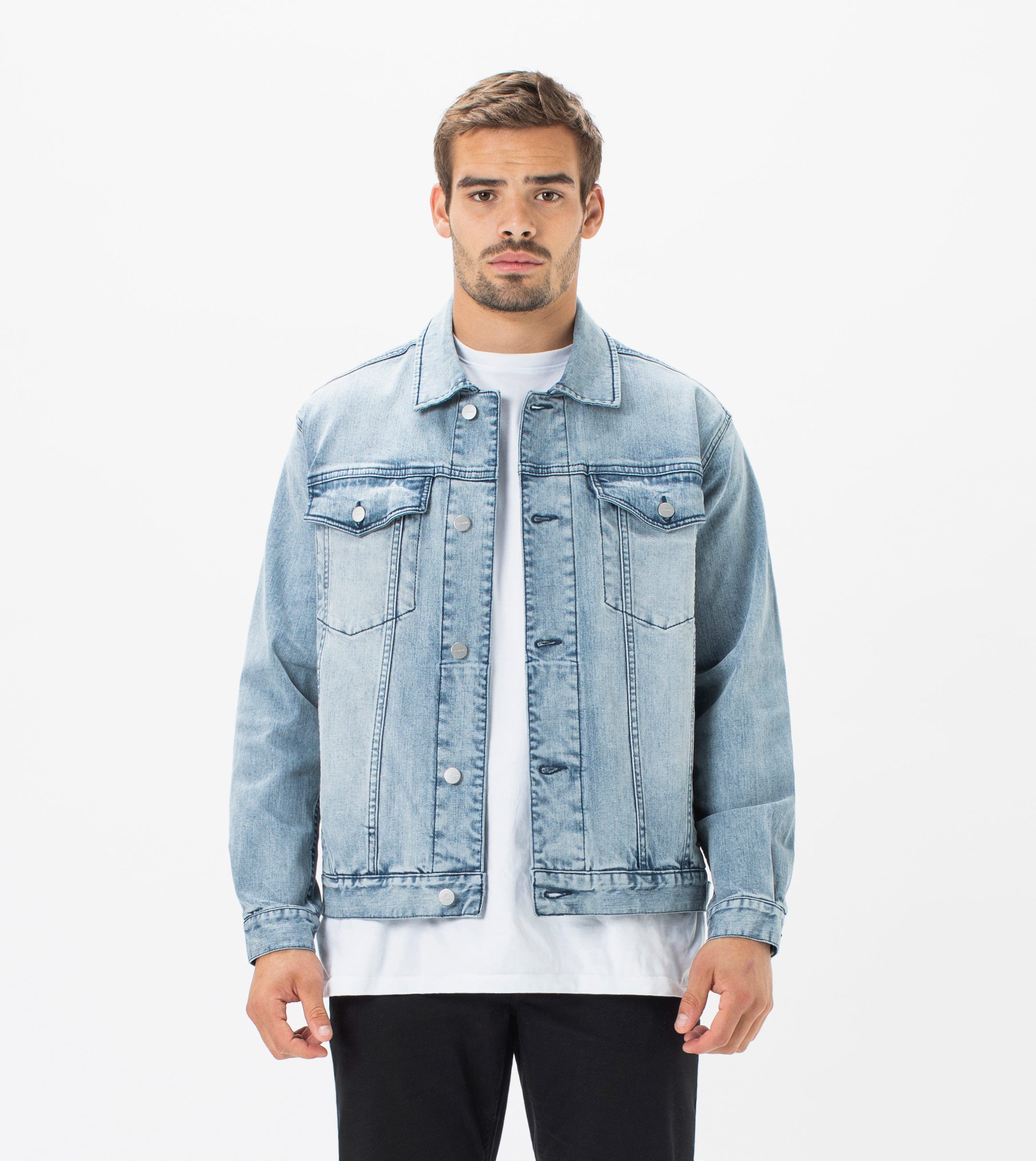 Vintage Denim Jacket Mineral Blue
