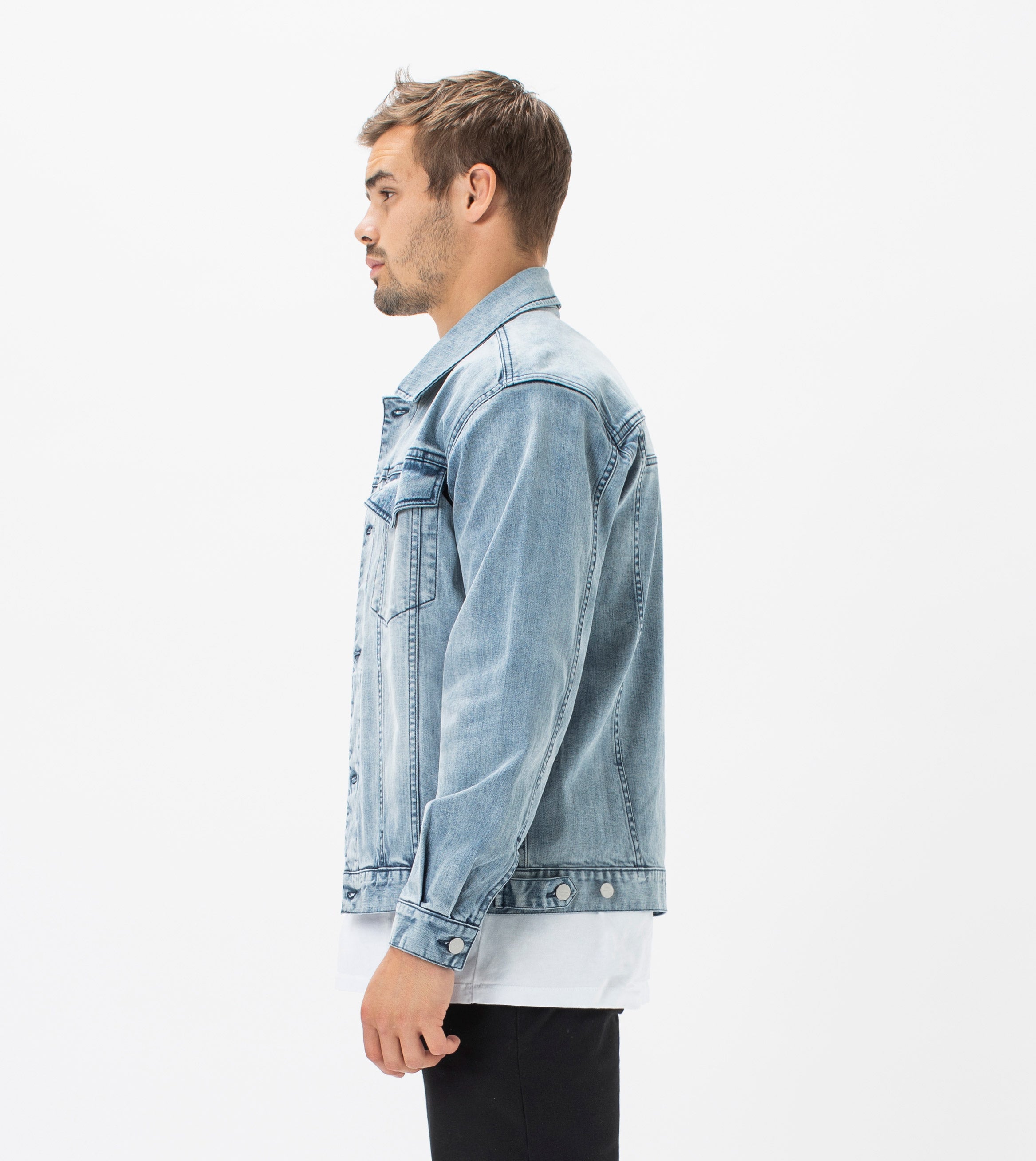 Vintage Denim Jacket Mineral Blue
