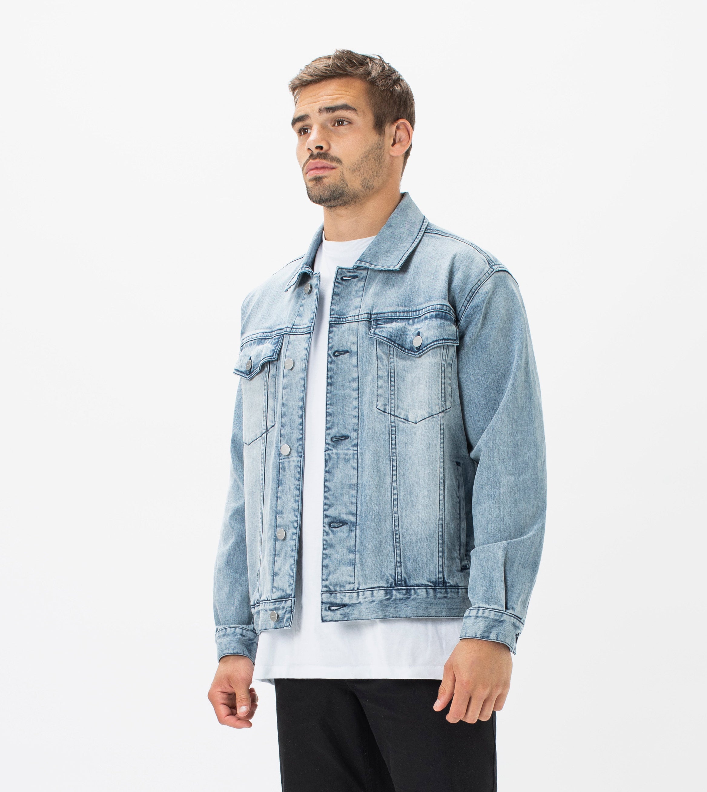 Vintage Denim Jacket Mineral Blue
