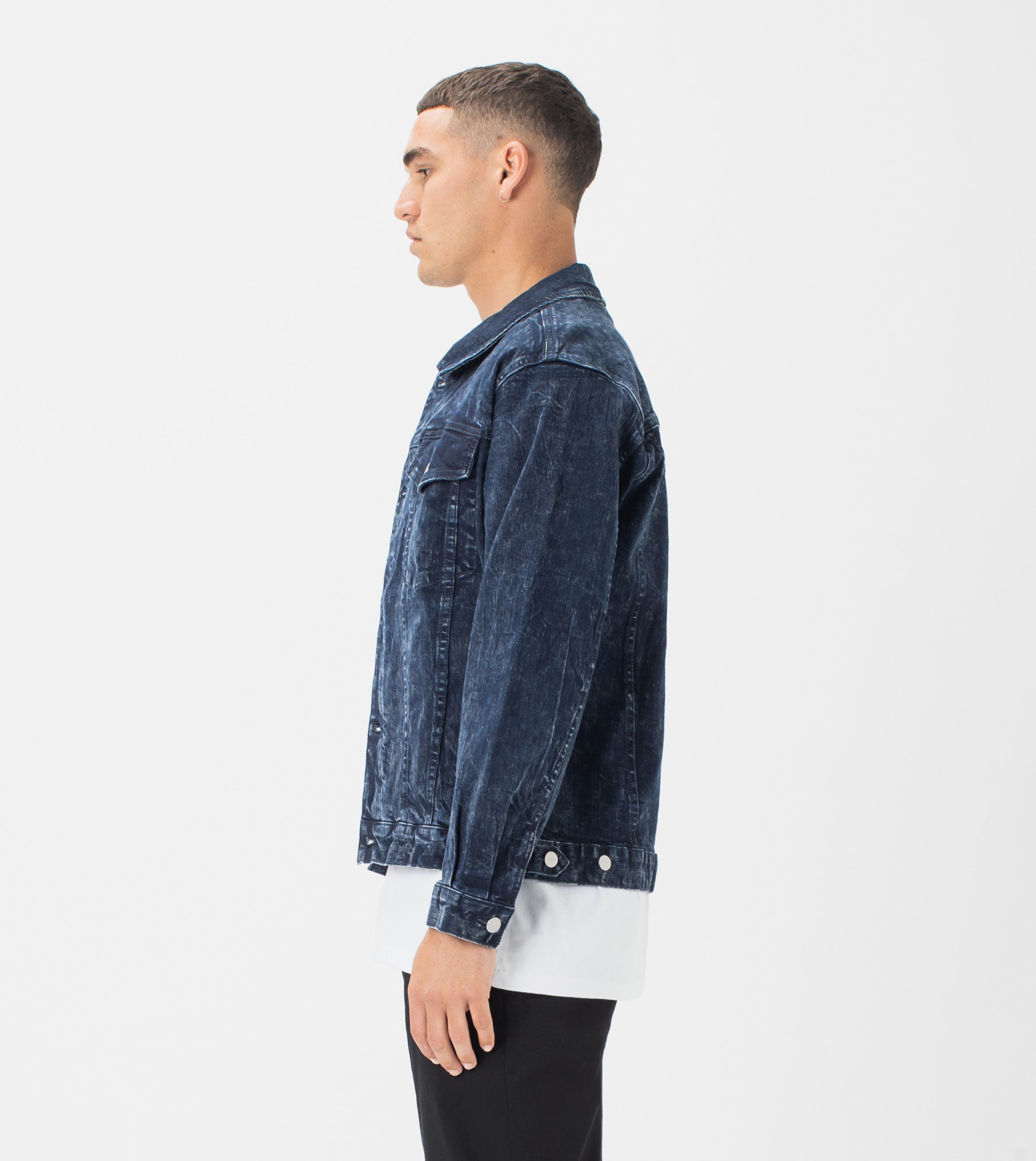 Vintage Denim Jacket Salt Ink