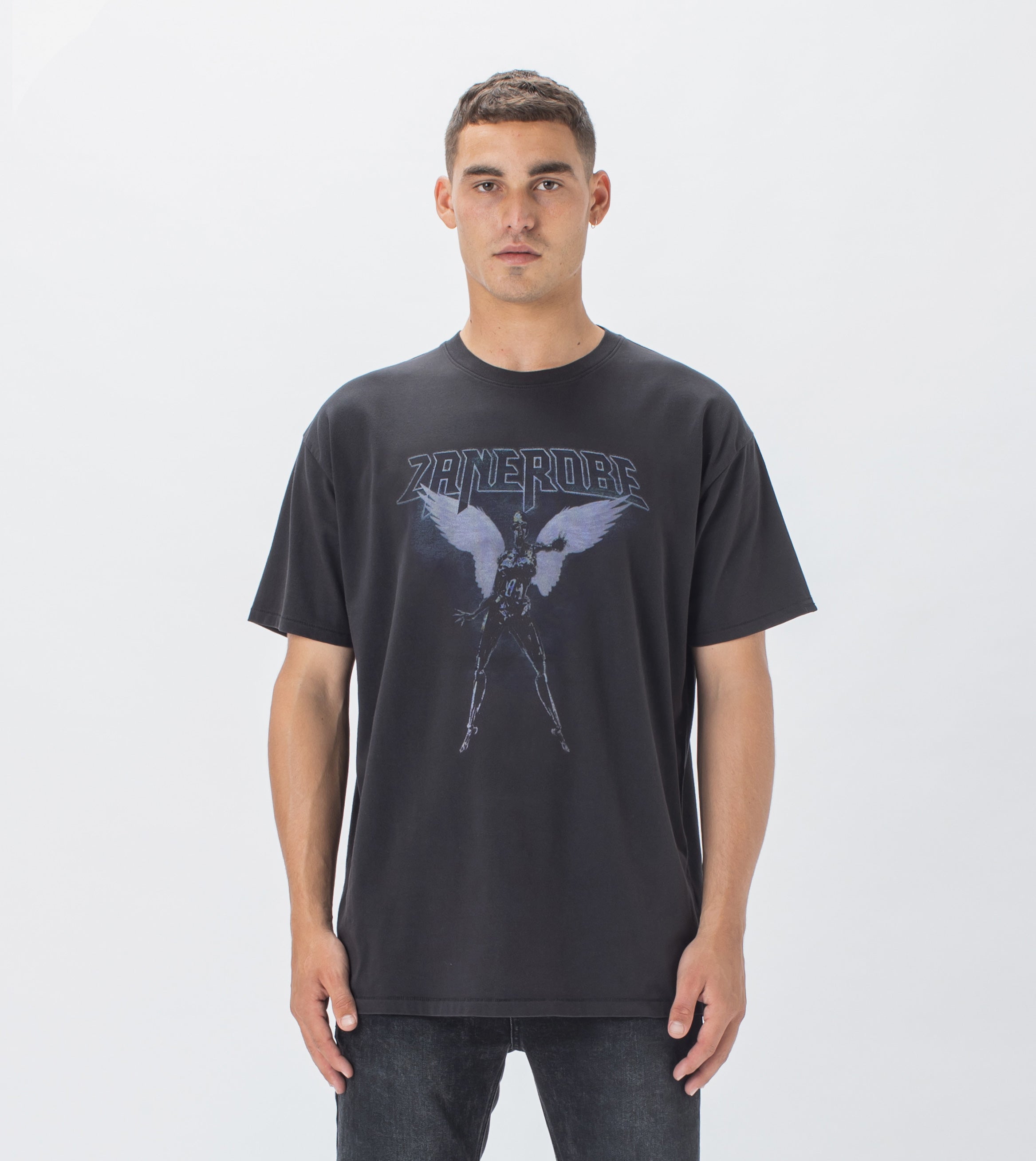 Warrior Box Tee GD Black