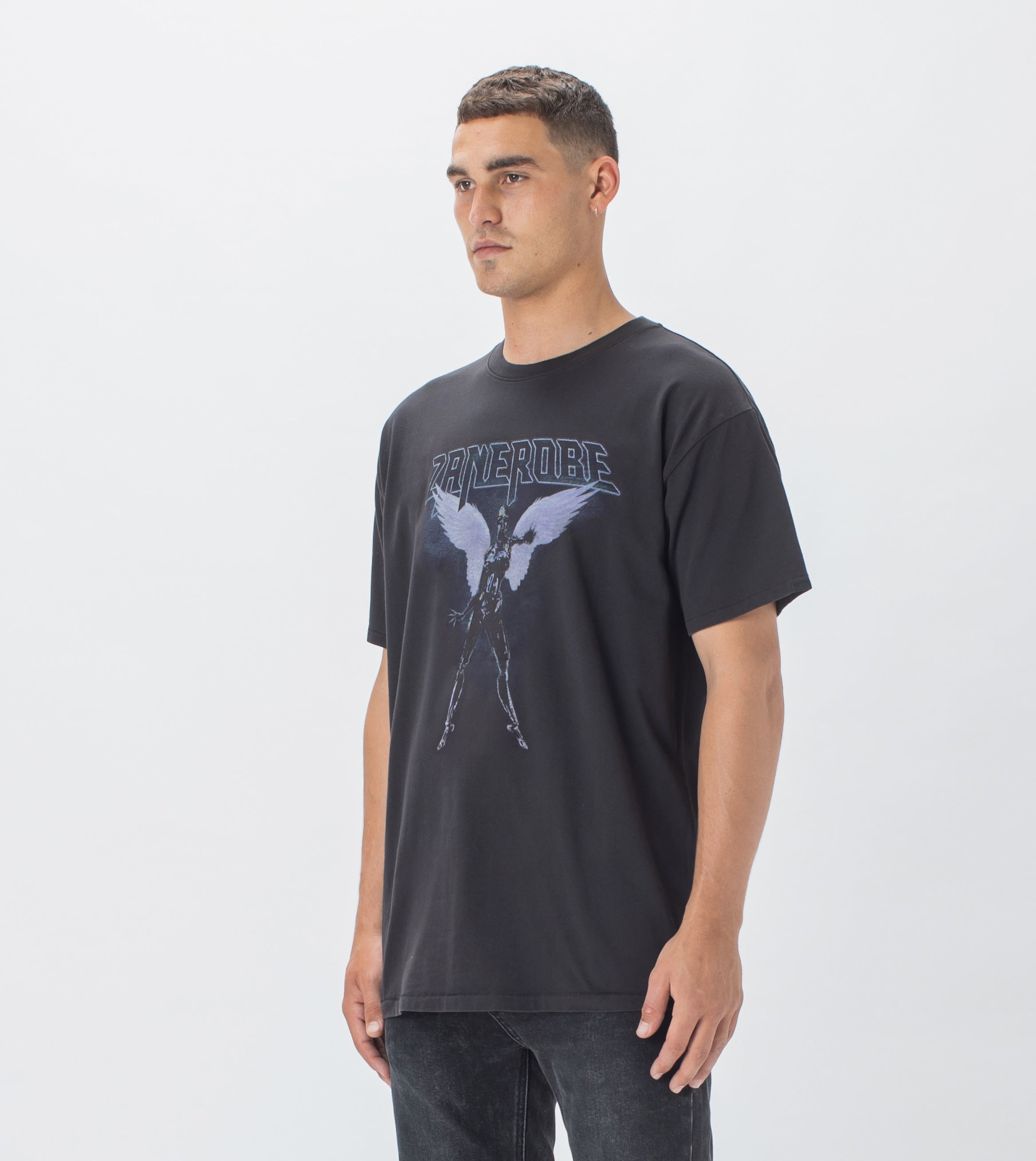 Warrior Box Tee GD Black