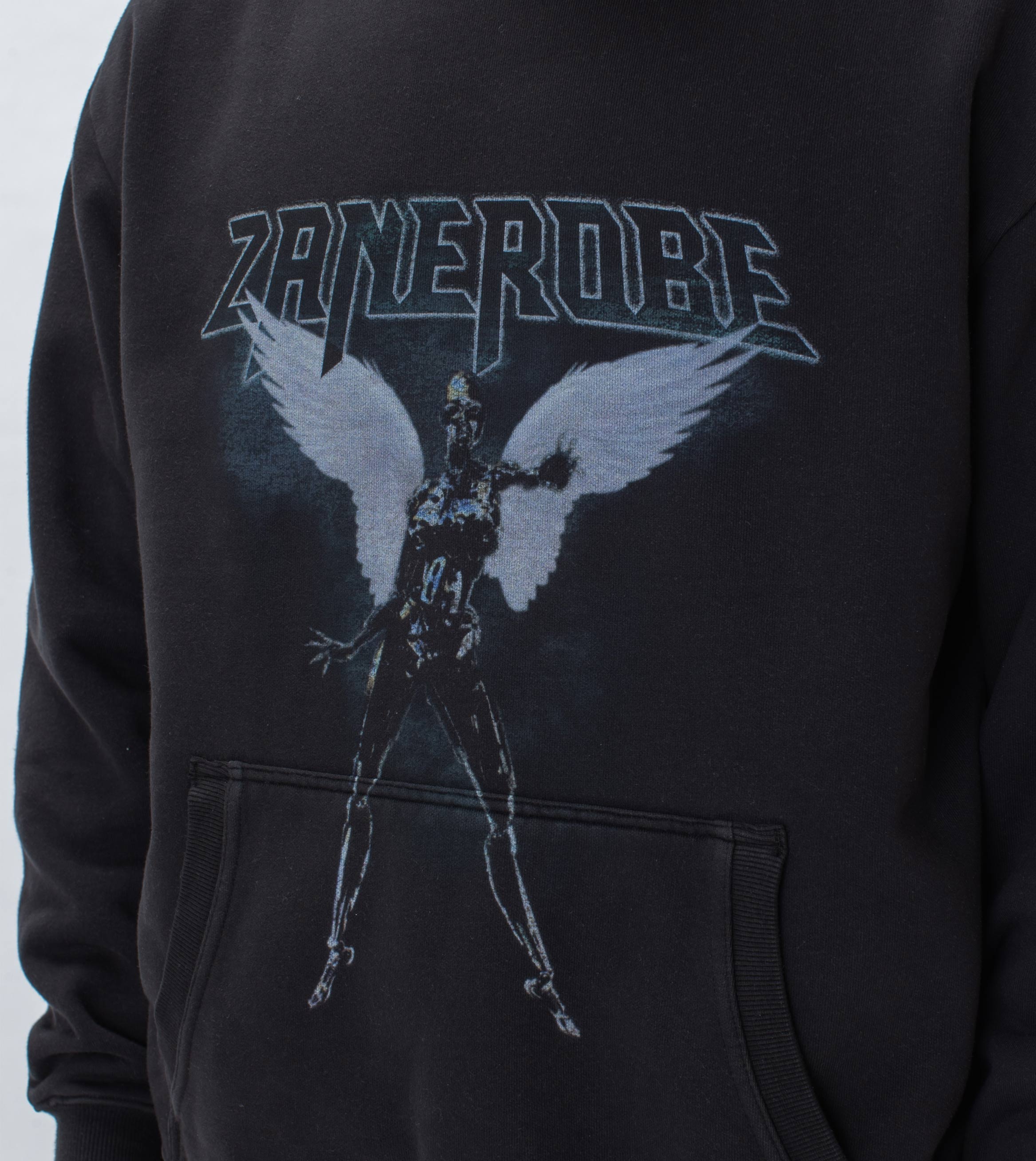 Warrior Lowgo Hood Sweat GD Black