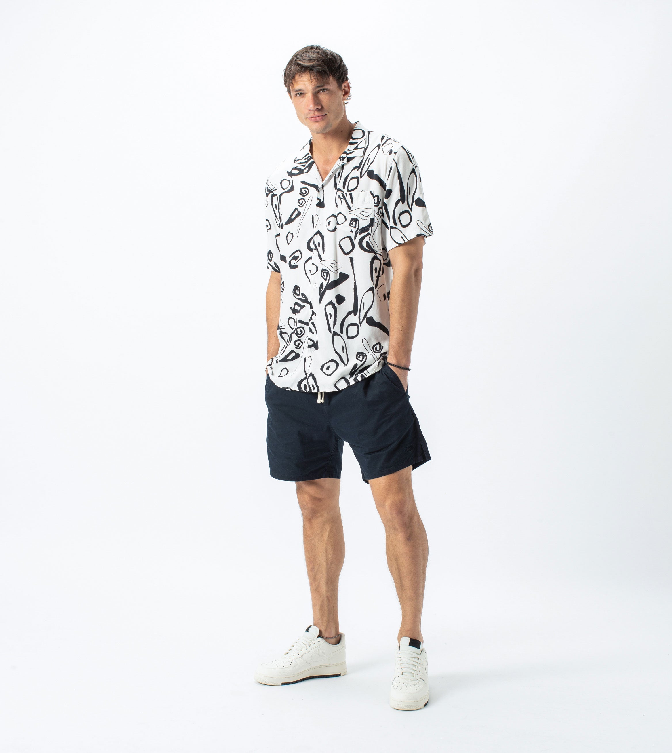 Wes Bloc SS Shirt Milk