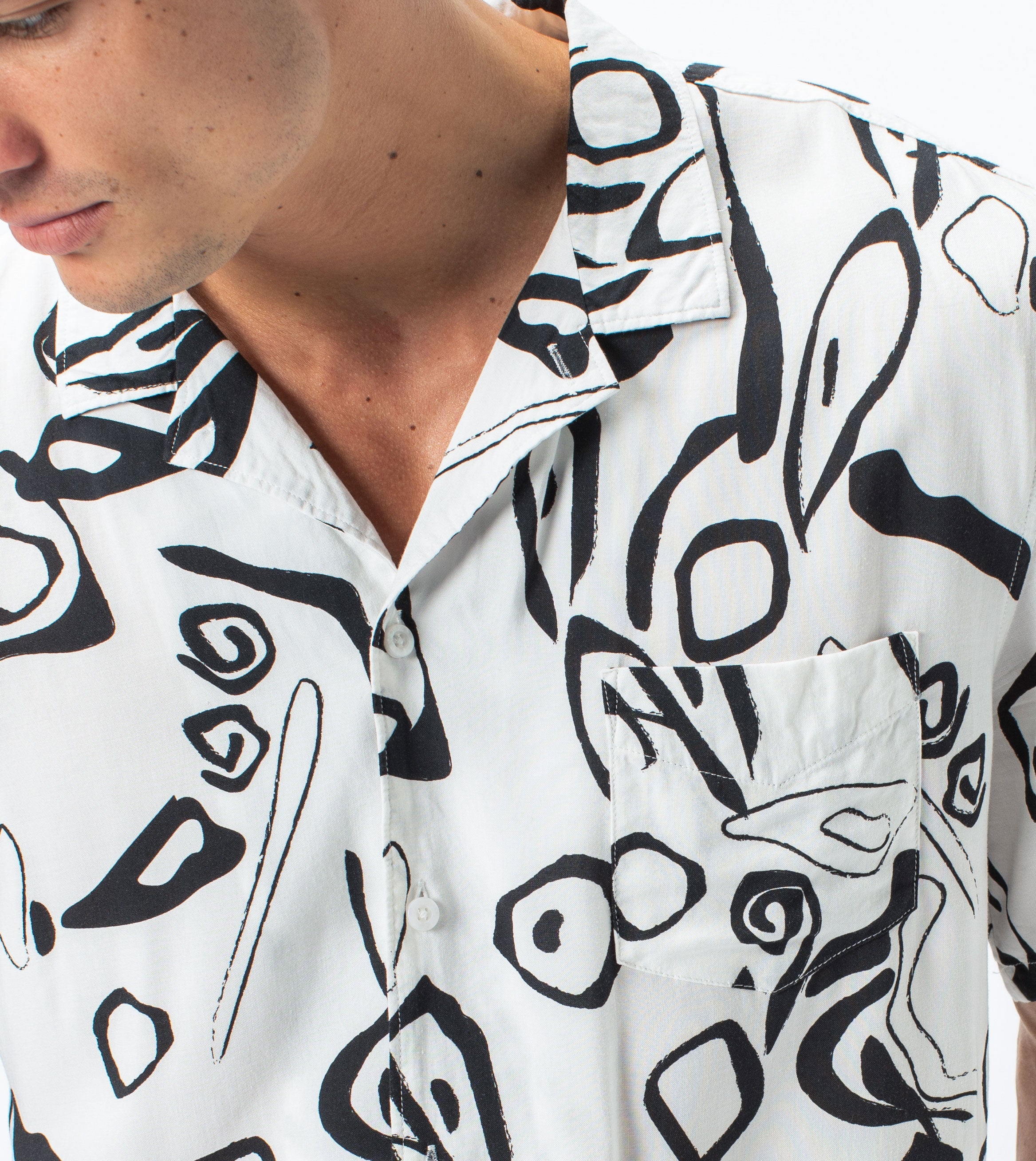 Wes Bloc SS Shirt Milk