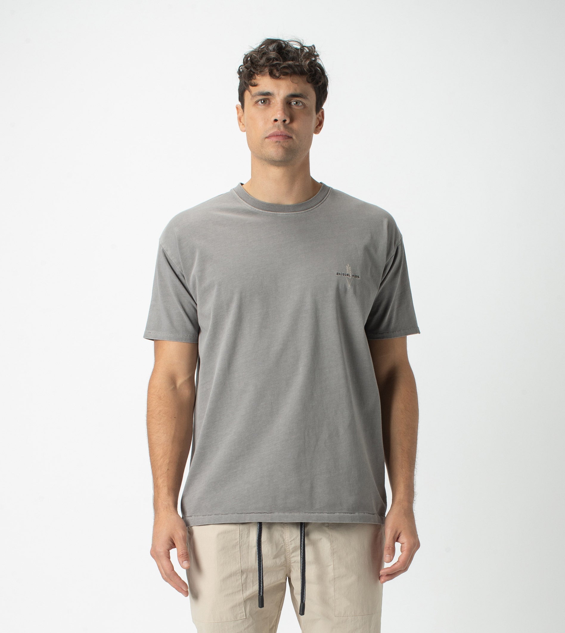 Wheat Box Tee GD Ash