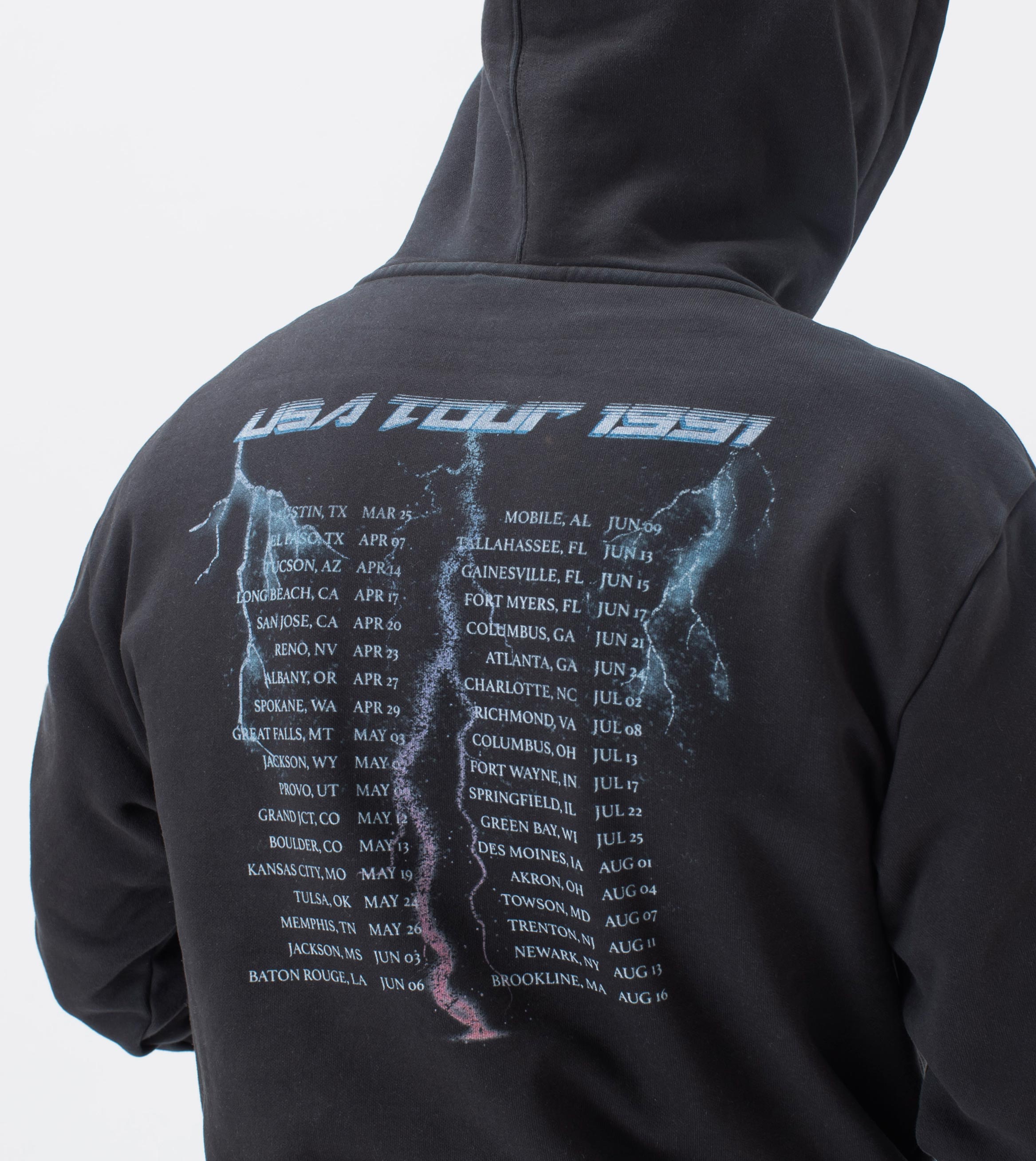 Wolf Hood Sweat GD Black