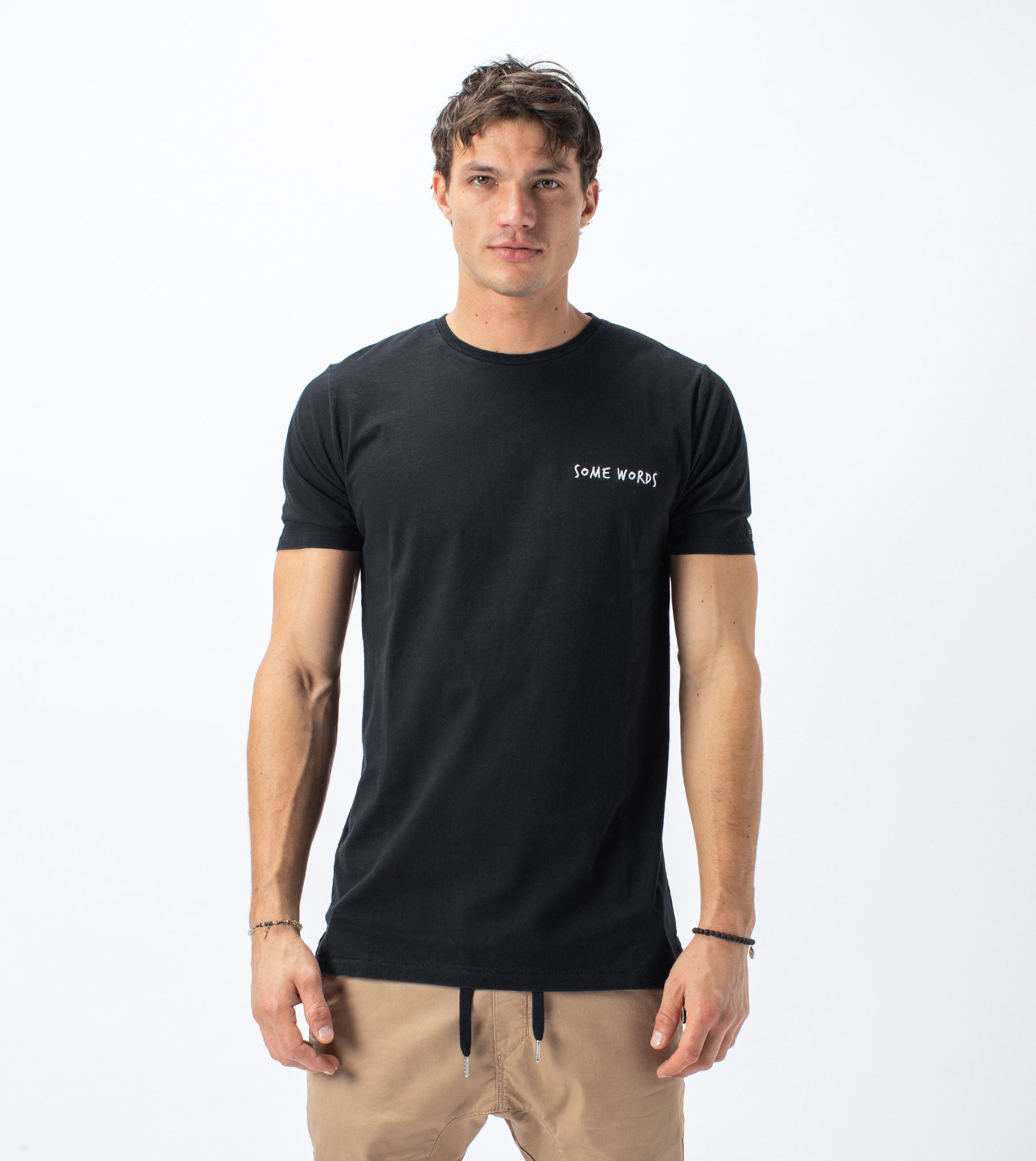 Words Flintlock Tee Smokey Black - Sale