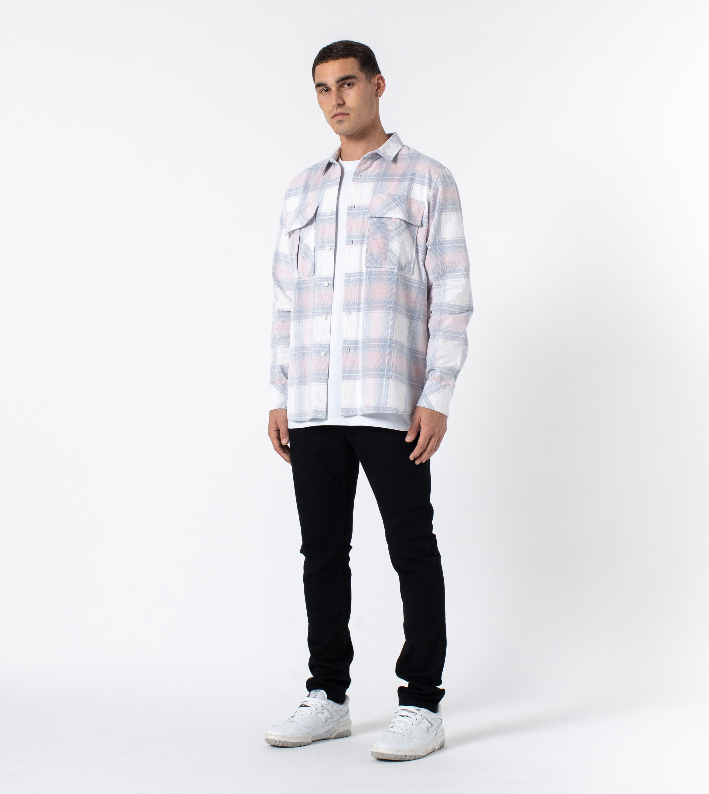 Work Cord LS Shirt Frost/Musk