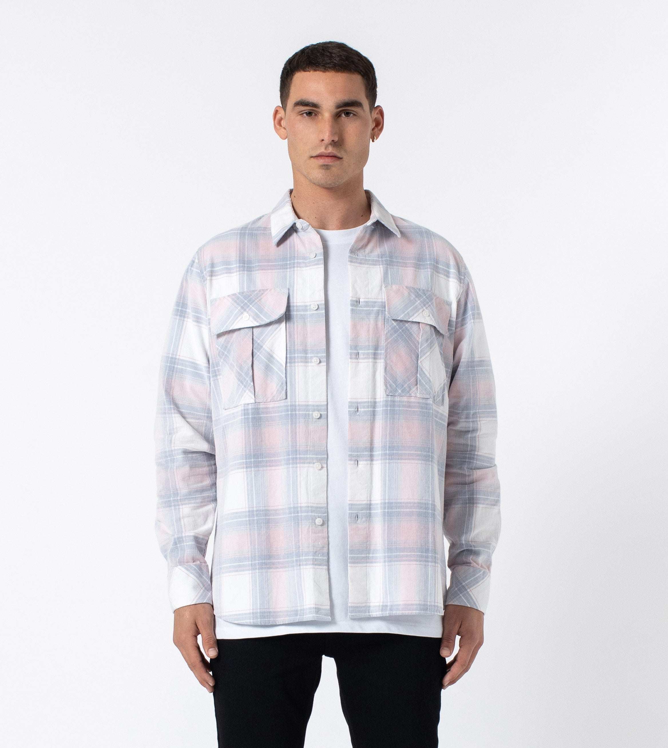 Work Cord LS Shirt Frost/Musk