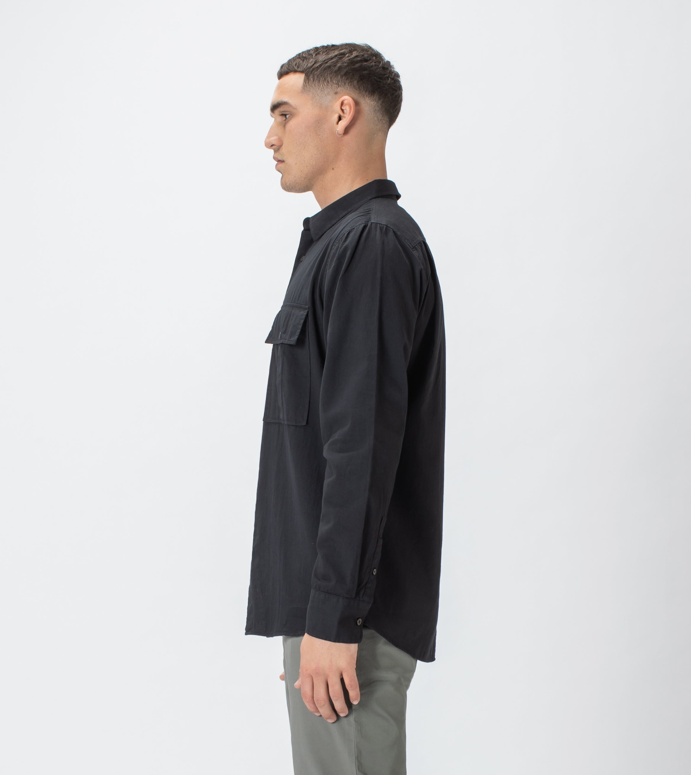 Work LS Shirt Black