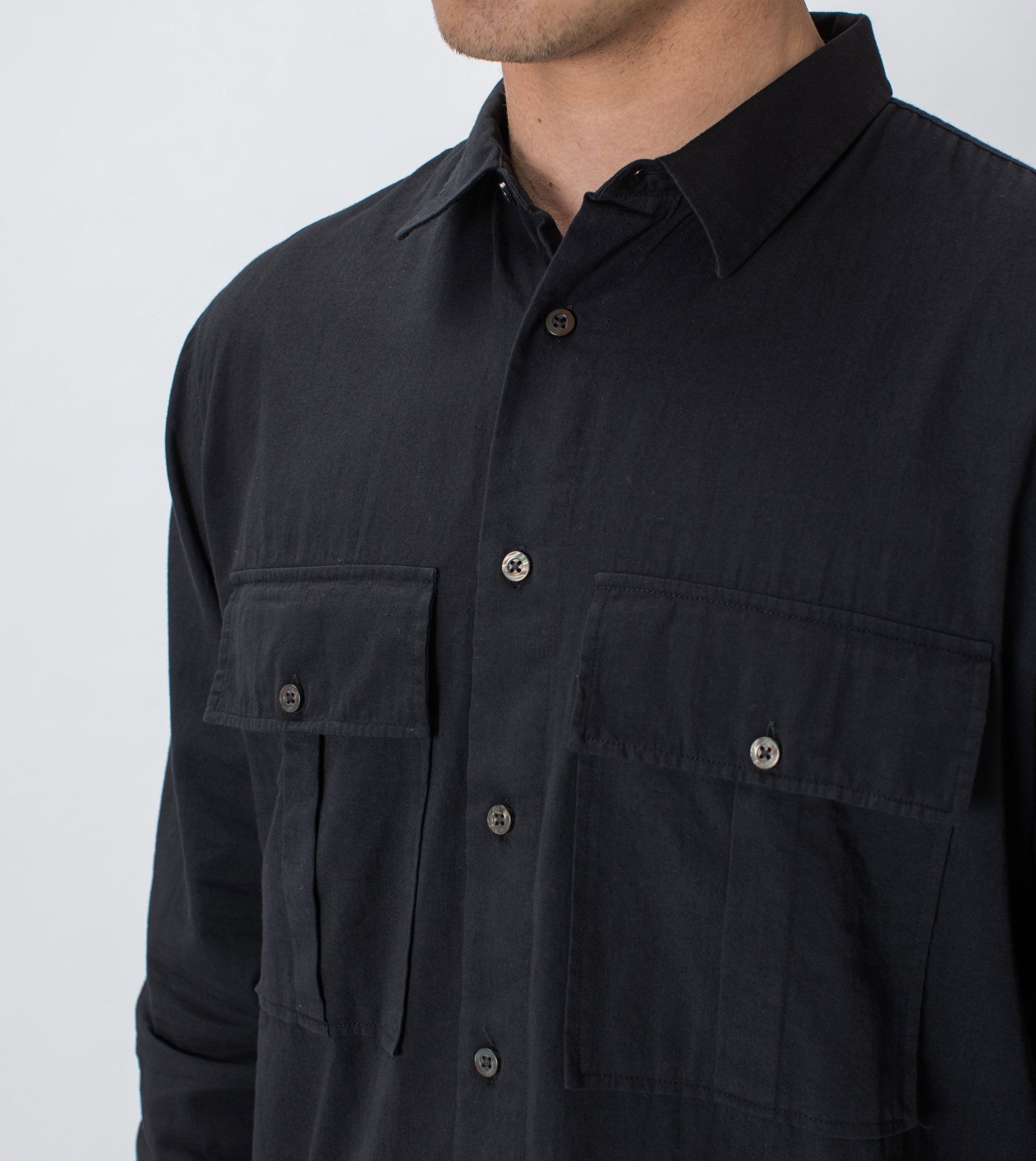 Work LS Shirt Black