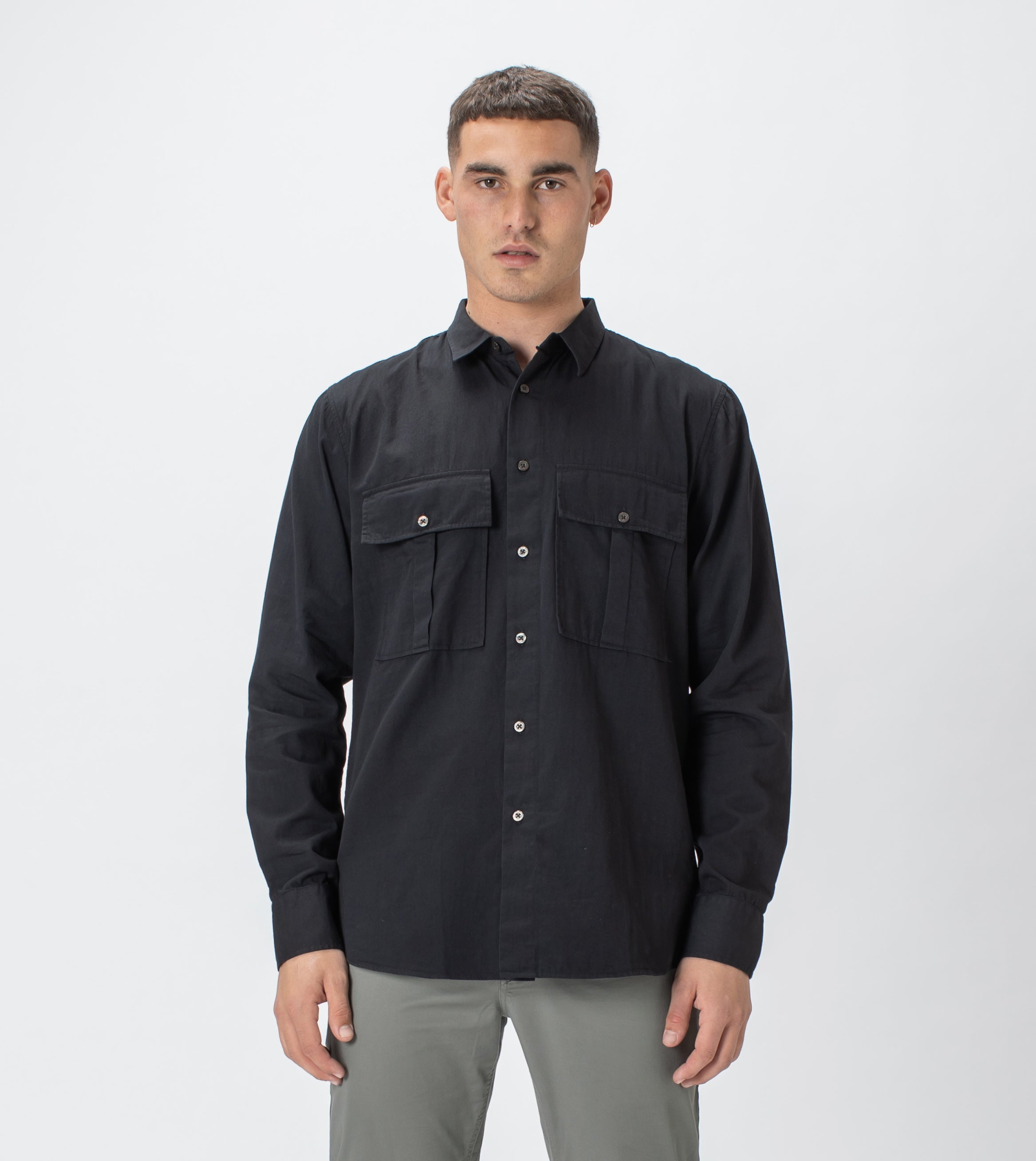 Work LS Shirt Black