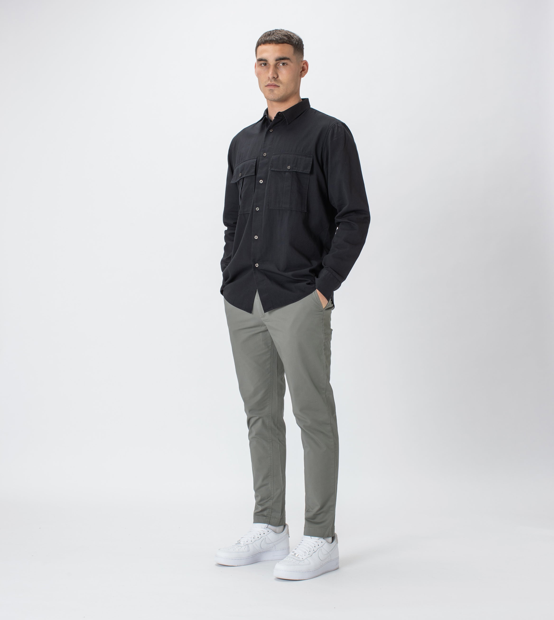 Work LS Shirt Black