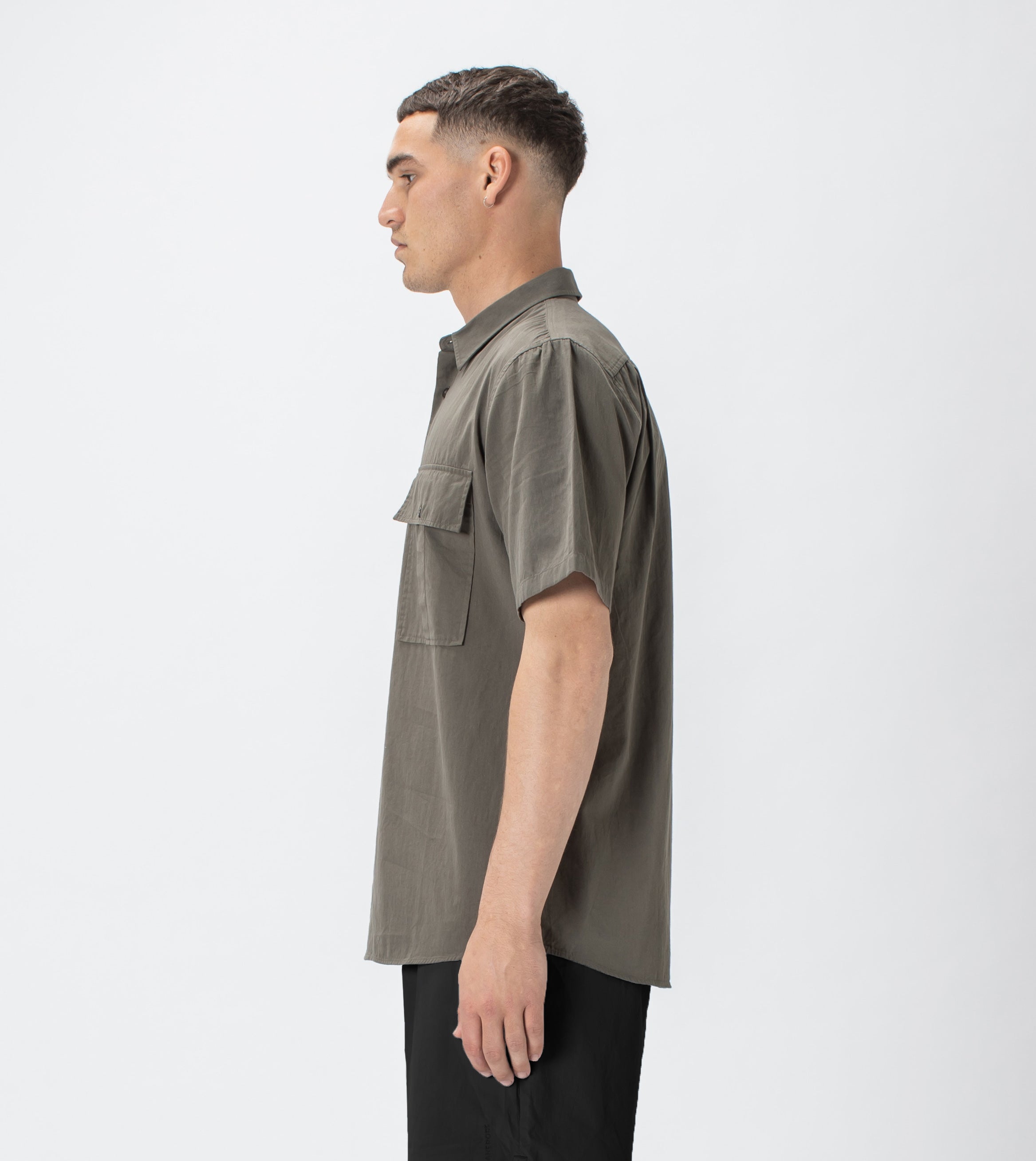 Work SS Shirt Dk Moss