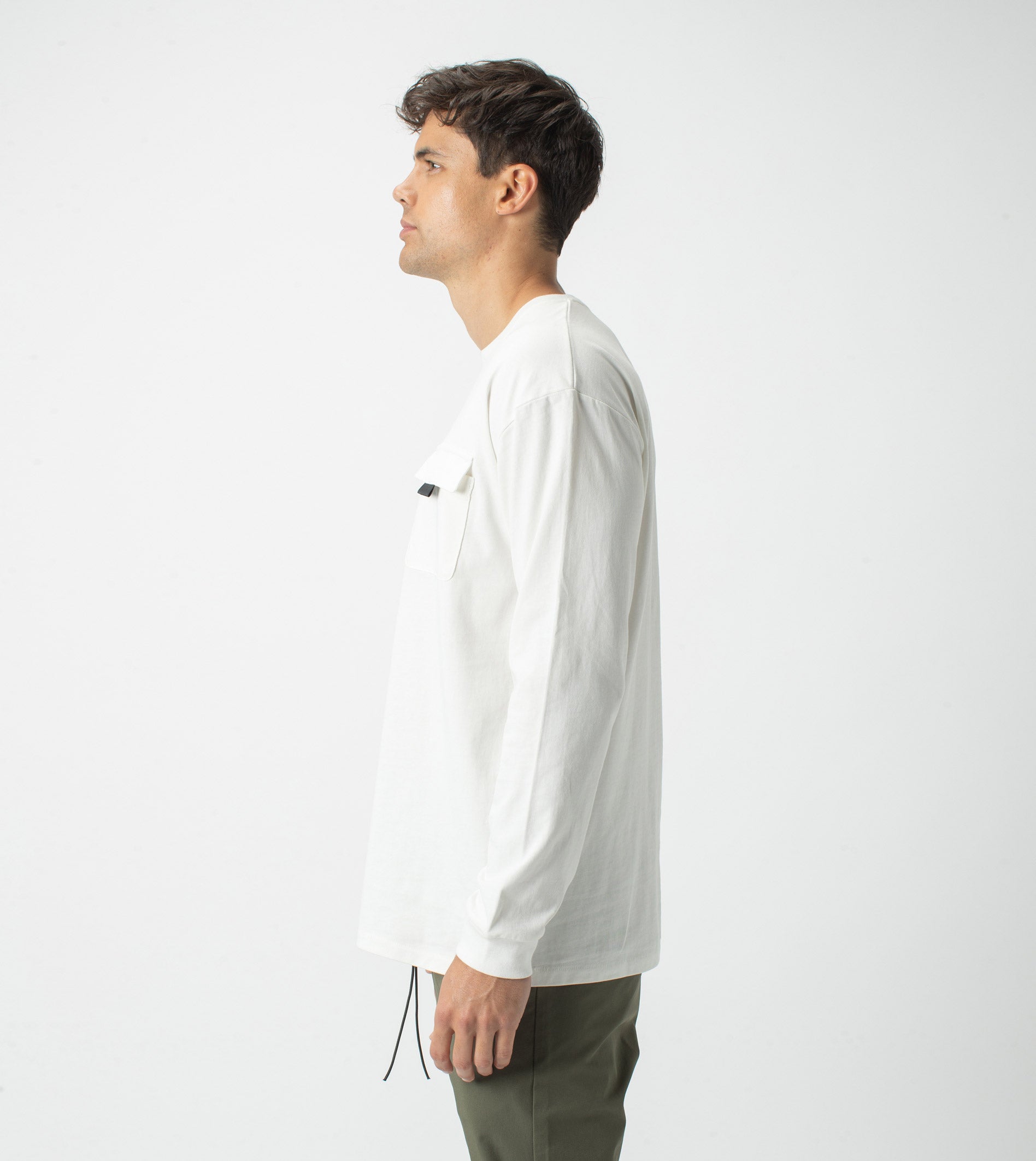 Workwear Box LS Tee Milk