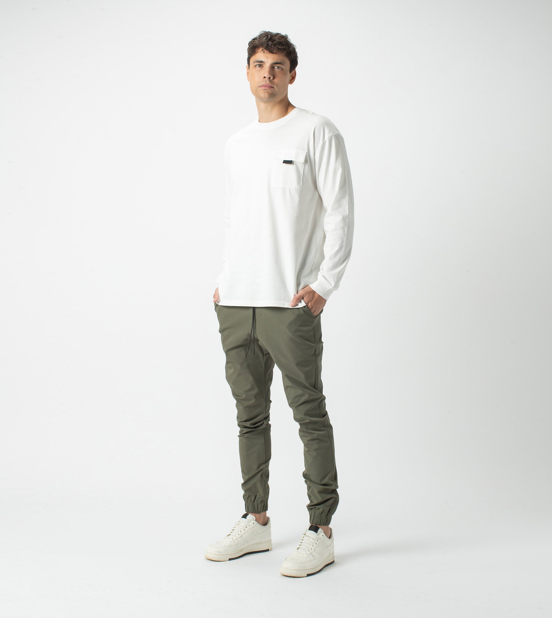 Workwear Box LS Tee Milk
