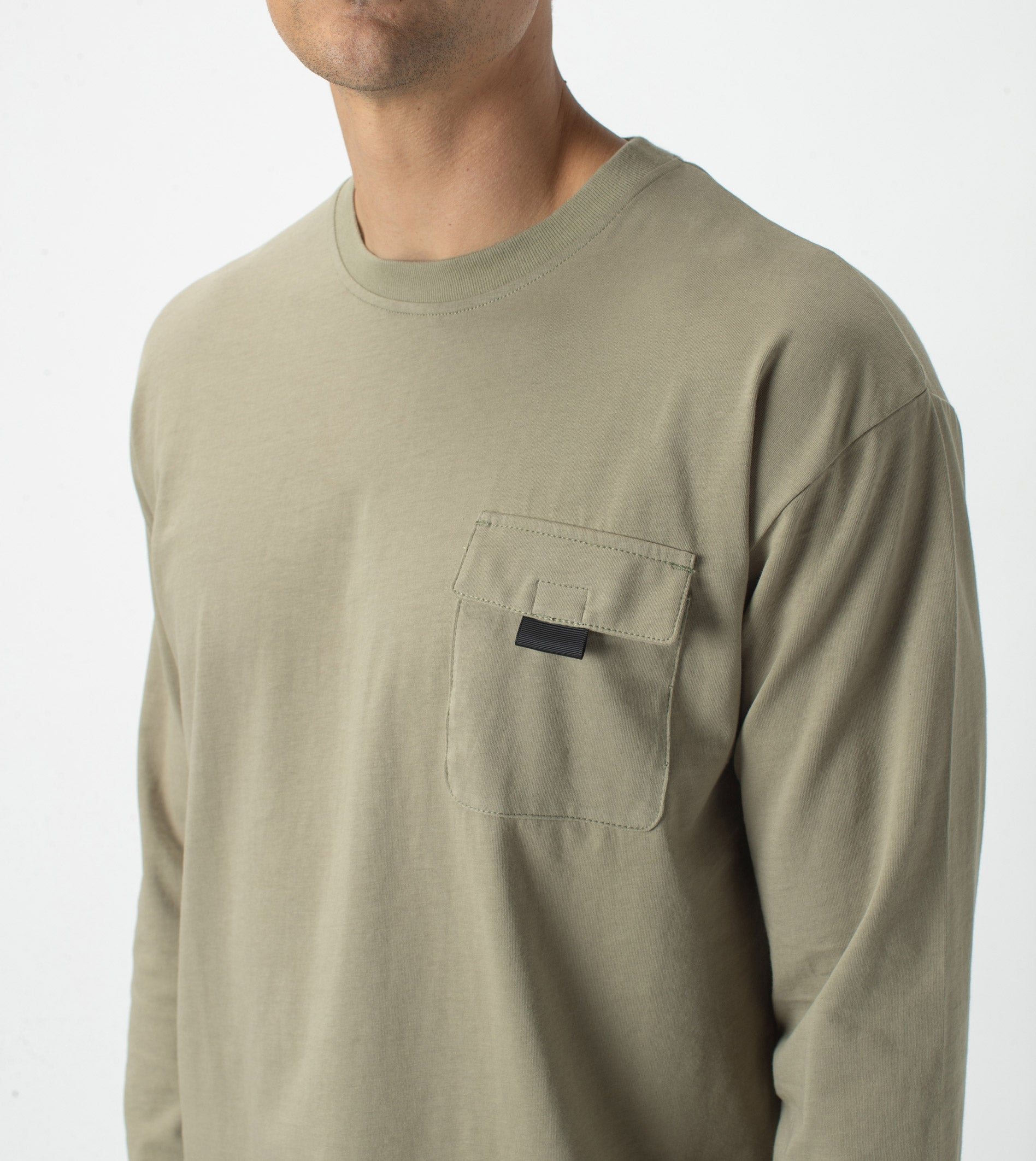 Workwear Box LS Tee Moss