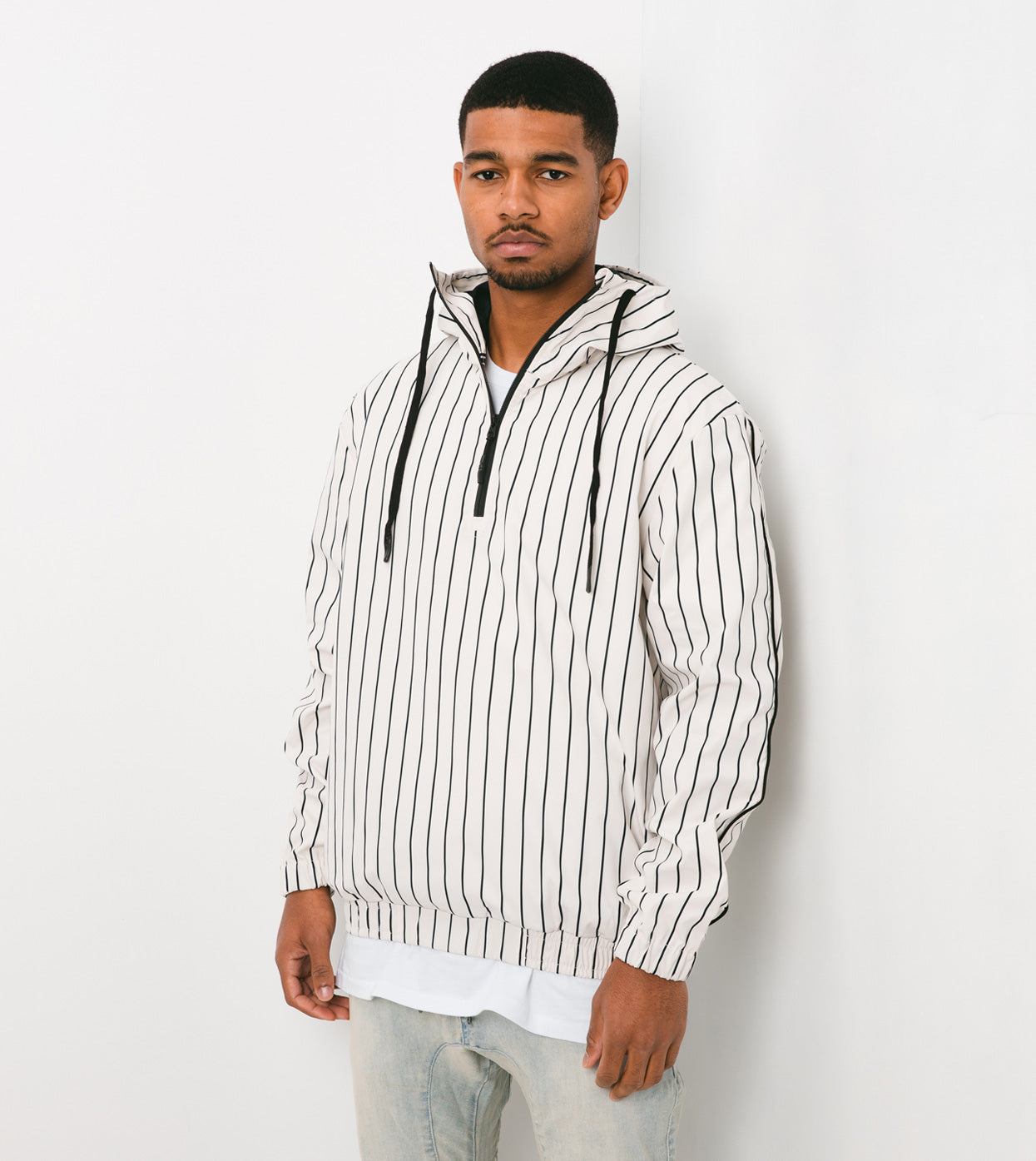 Yeo 1/3 Zip Anorak Shell/Black