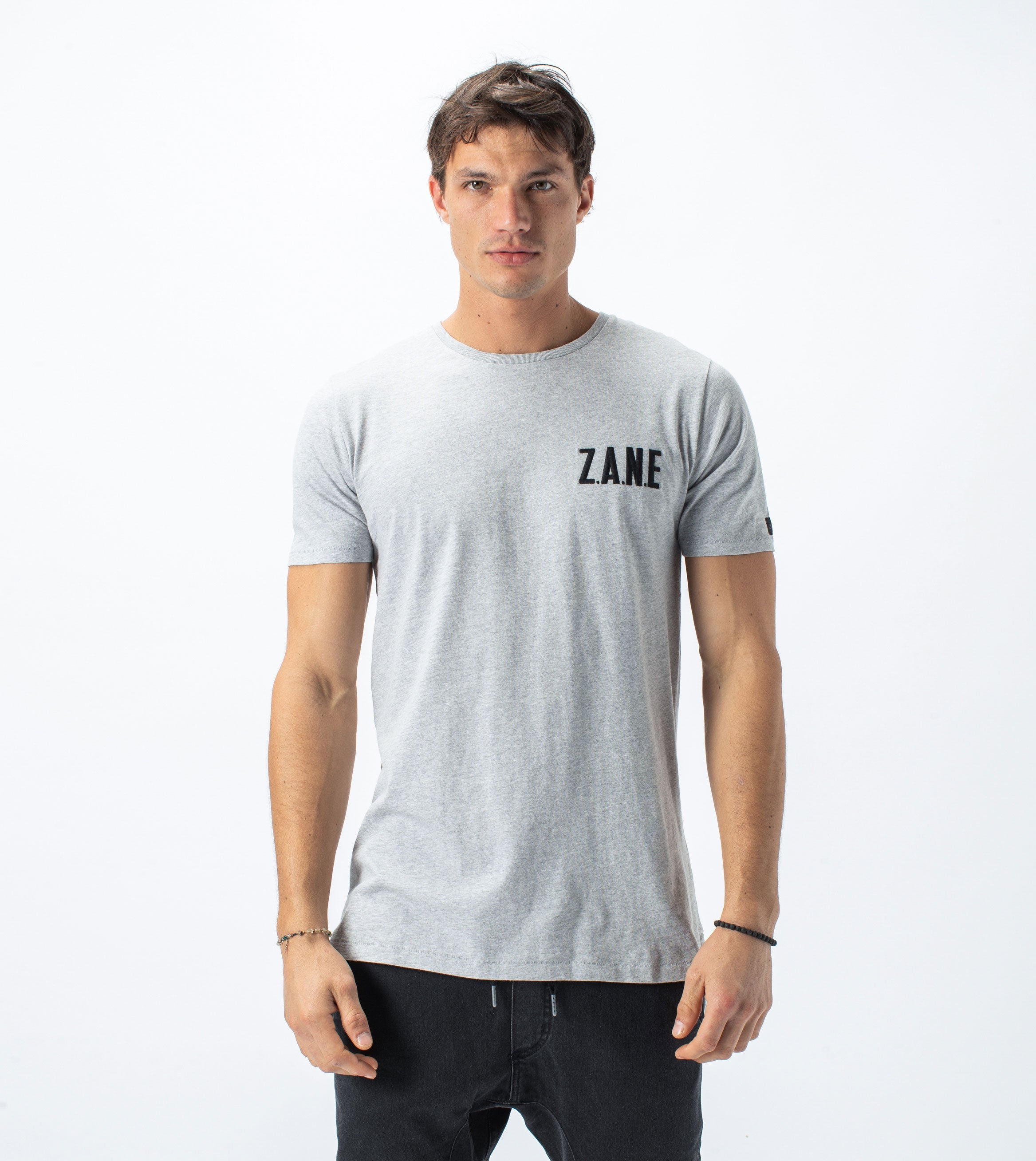 ZANE Flintlock Tee Silver Marle - Sale