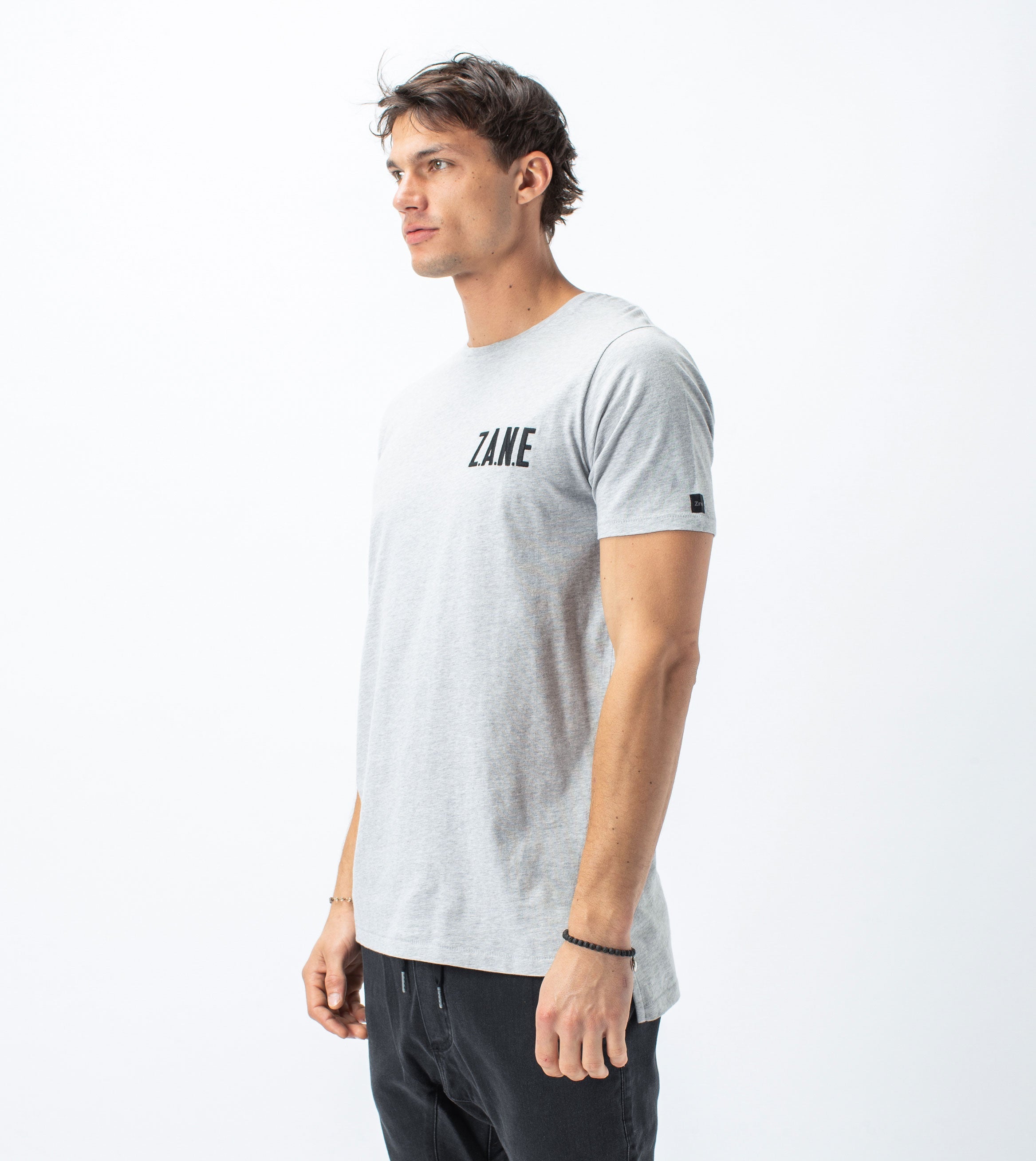 ZANE Flintlock Tee Silver Marle - Sale