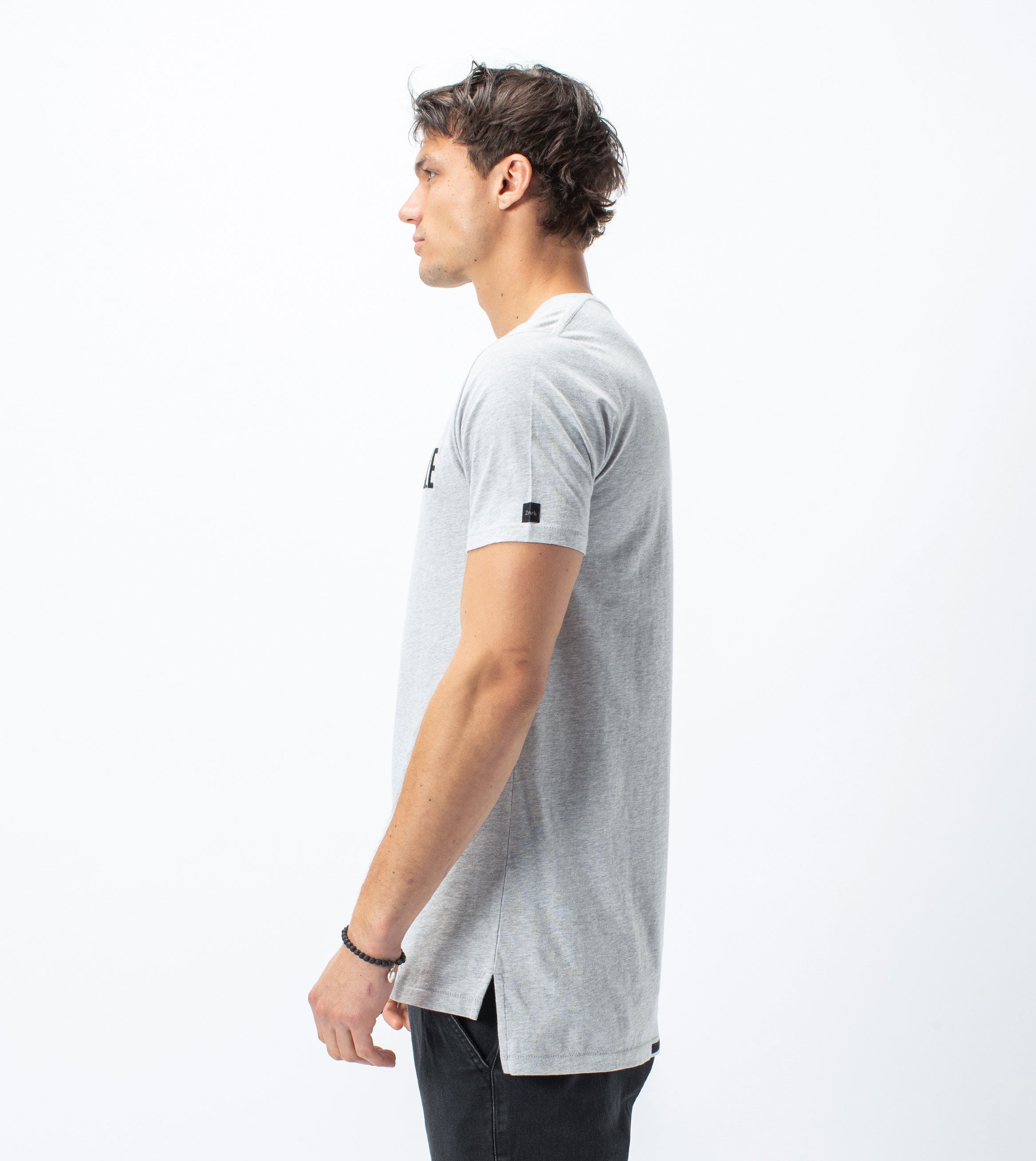 ZANE Flintlock Tee Silver Marle - Sale