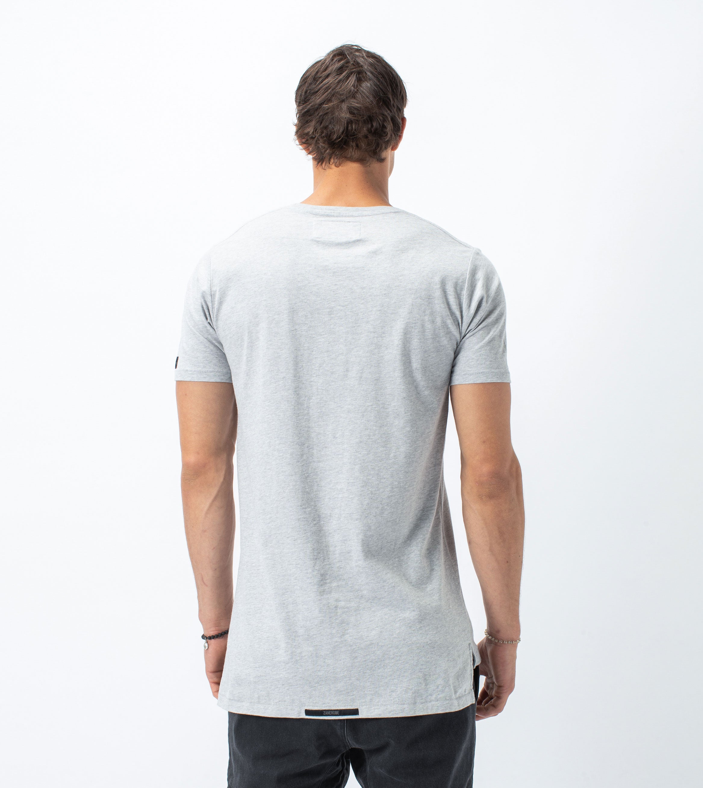 ZANE Flintlock Tee Silver Marle - Sale