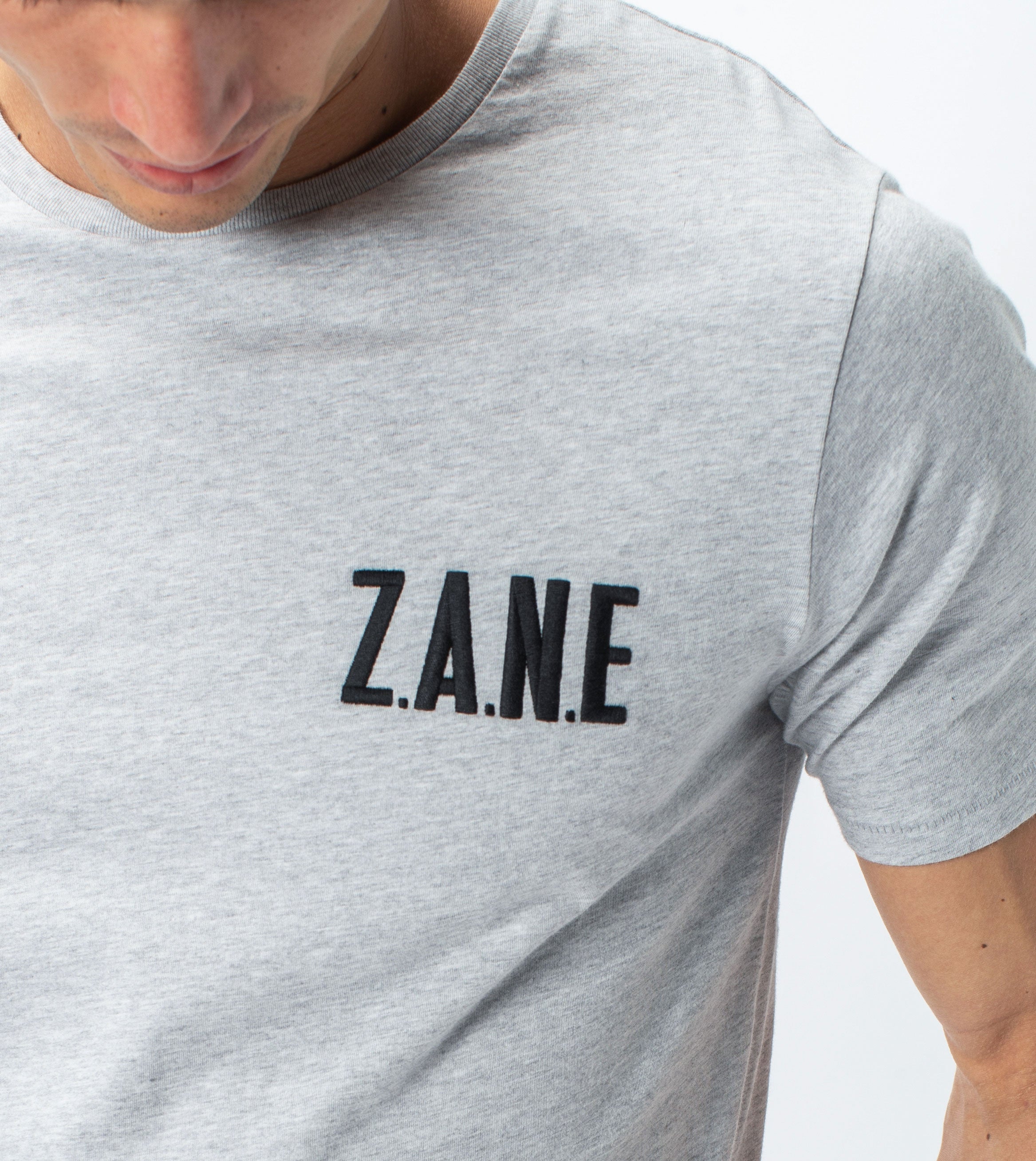 ZANE Flintlock Tee Silver Marle - Sale