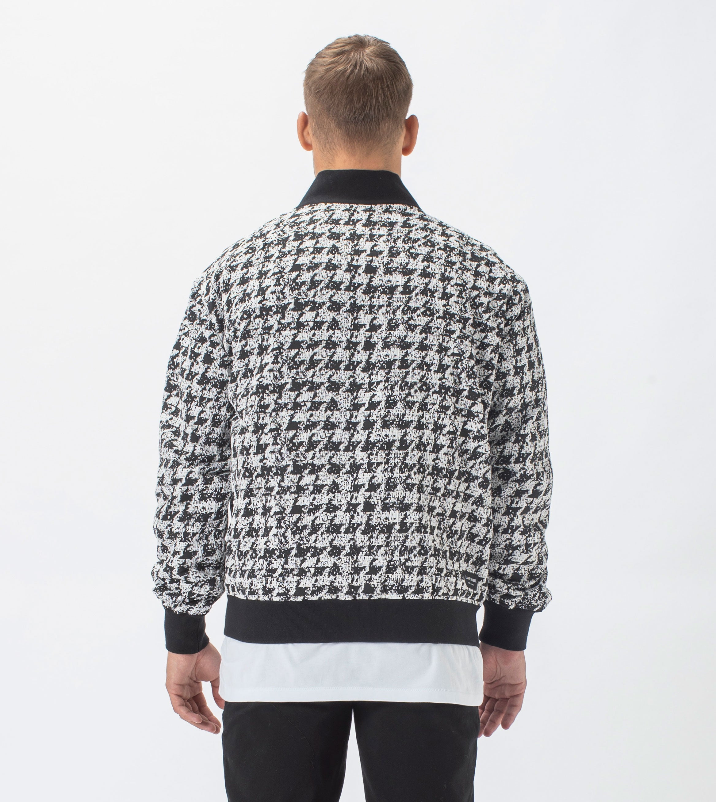 HT Zane Bomber Jacket Black/White