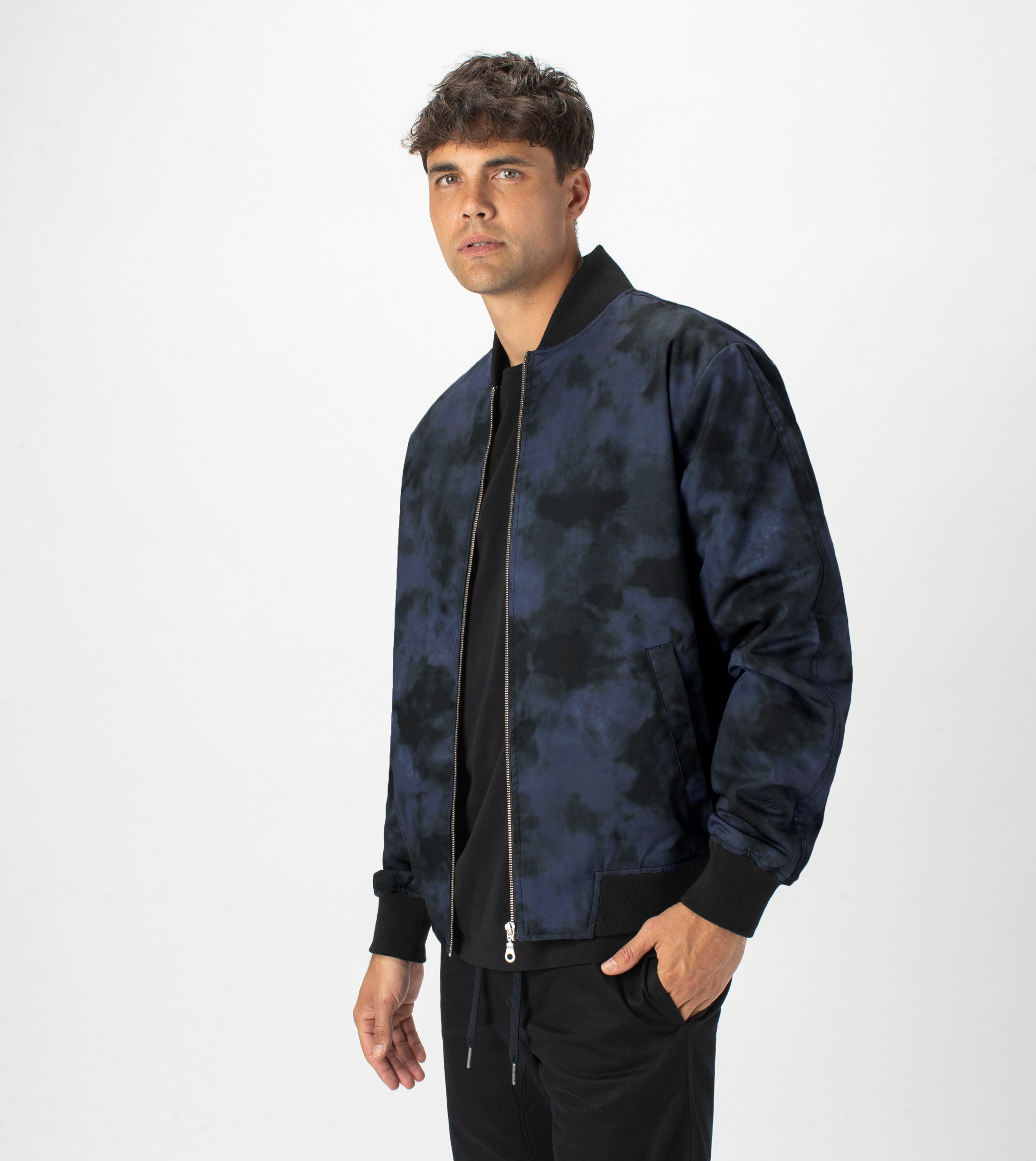 Zane Bomber Jacket Black/Ink