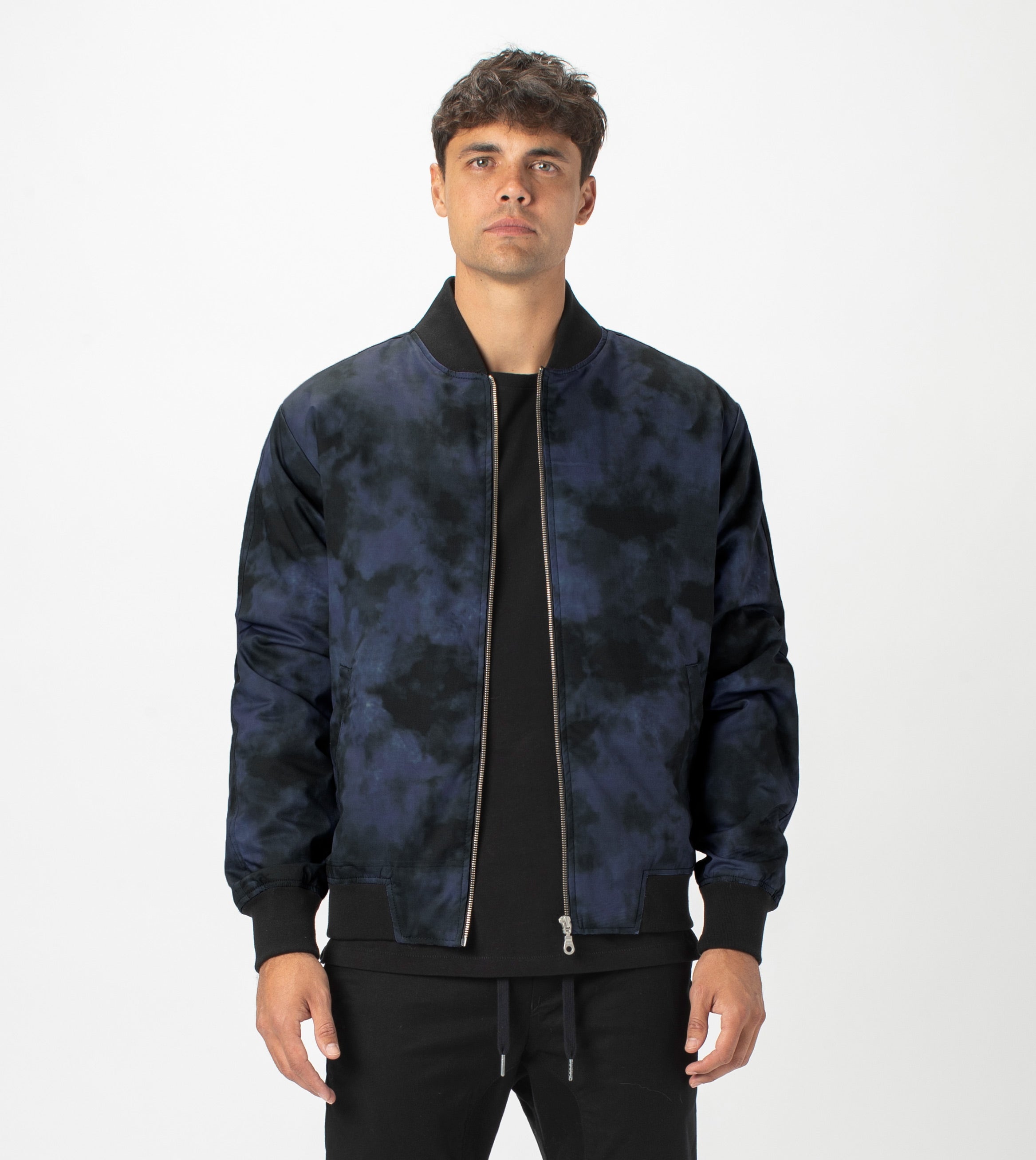 Zane Bomber Jacket Black/Ink