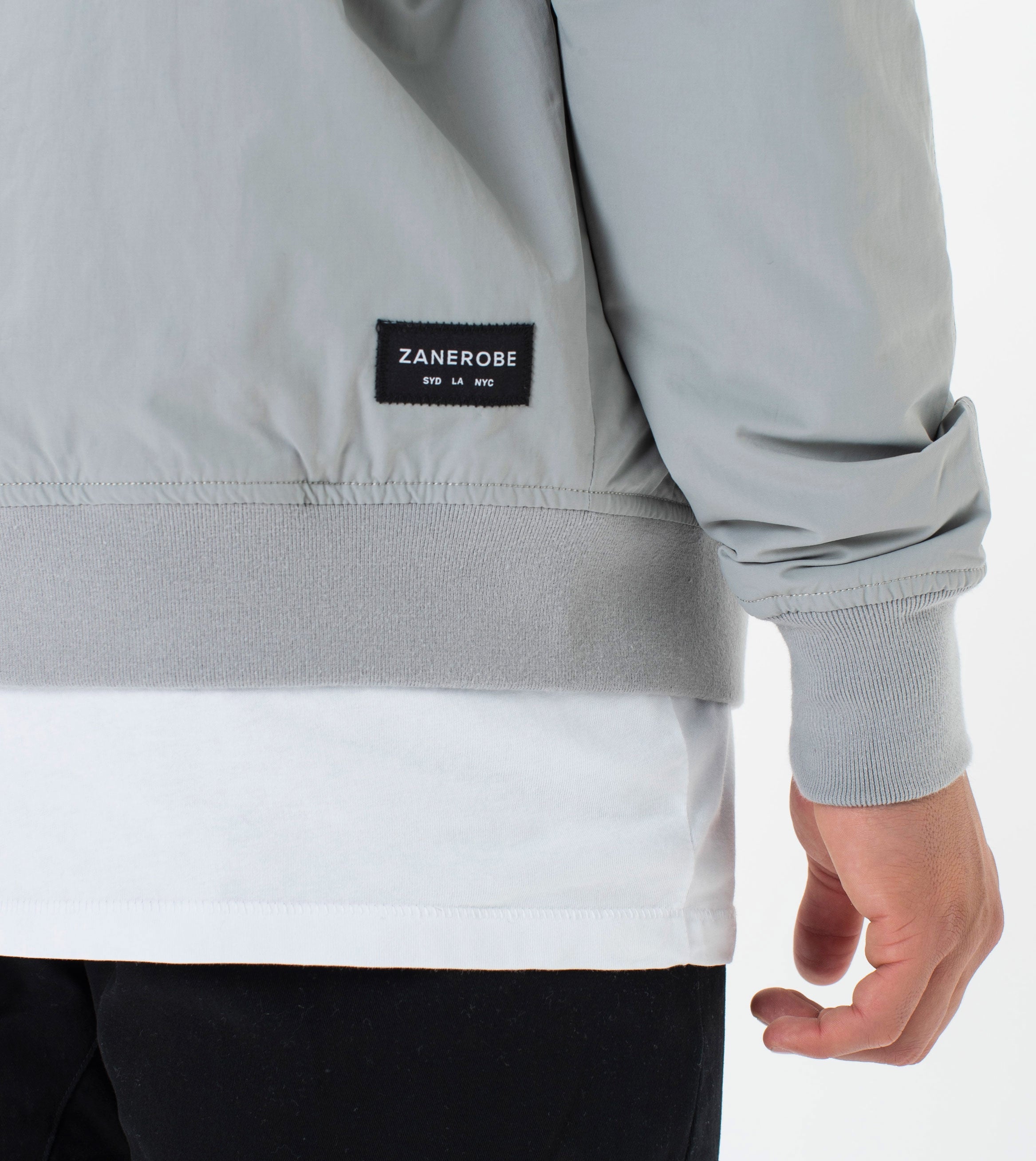 Zane Bomber Jacket Cement