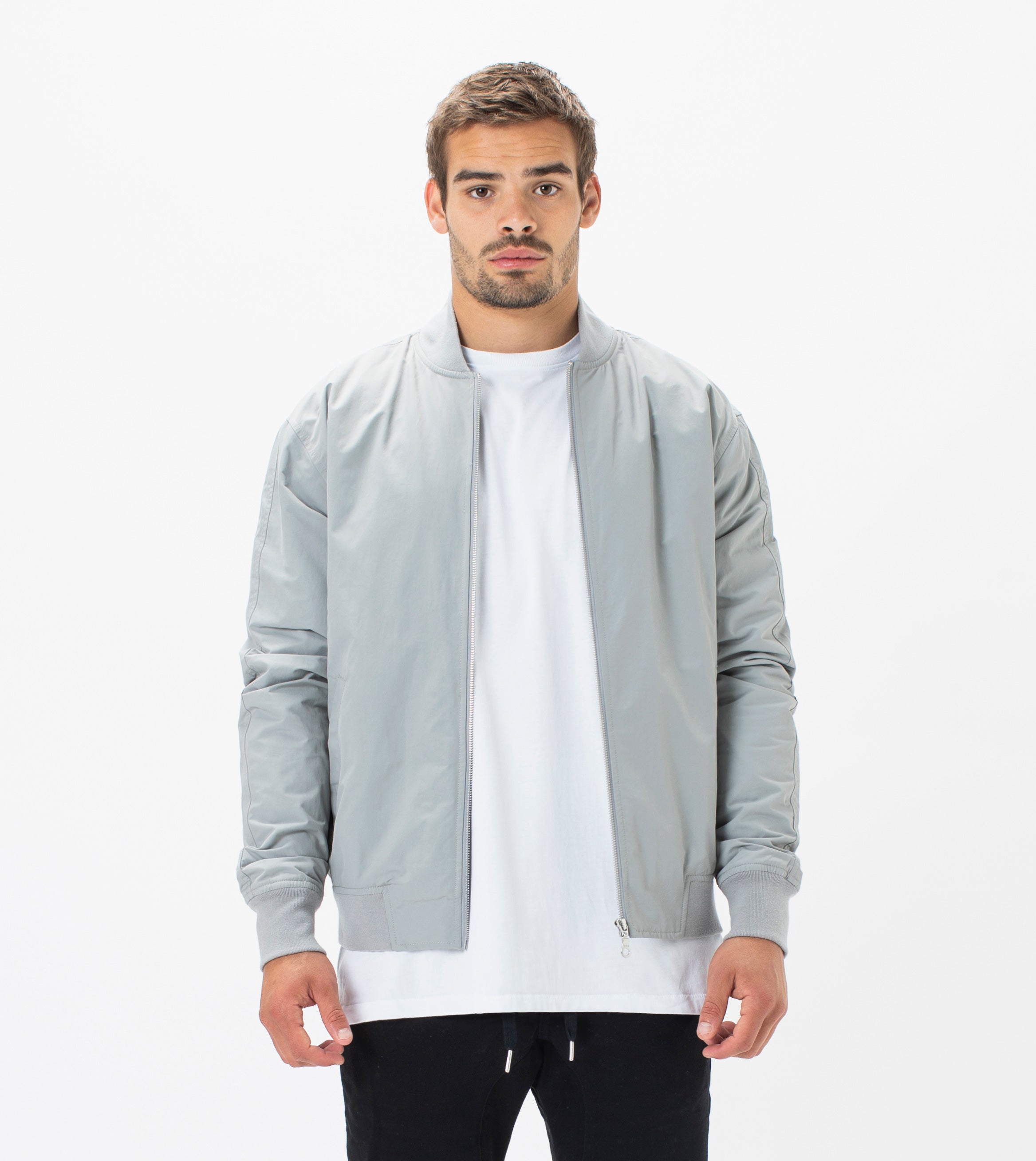 Zane Bomber Jacket Cement