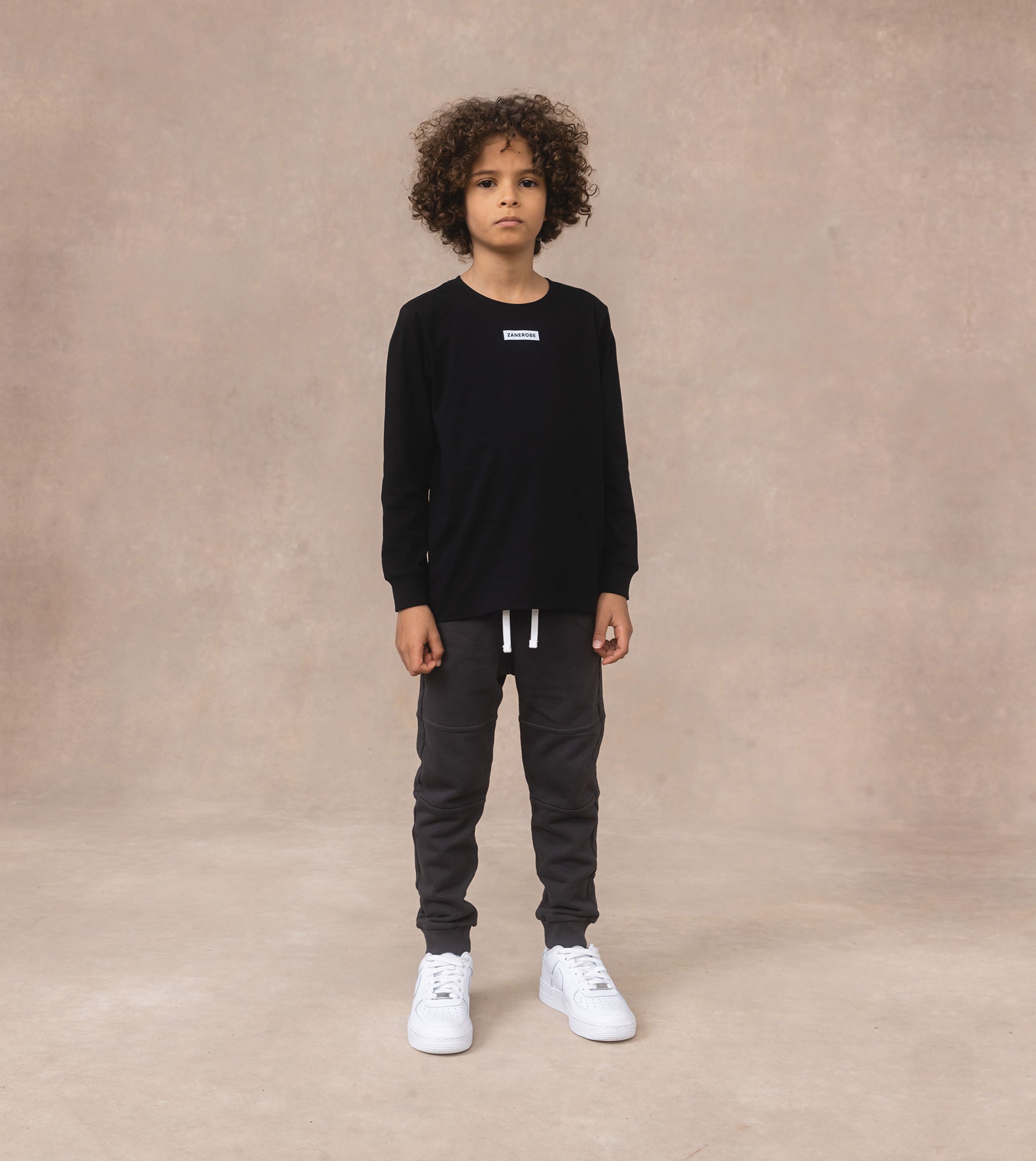 Kids Box LS Tee Black
