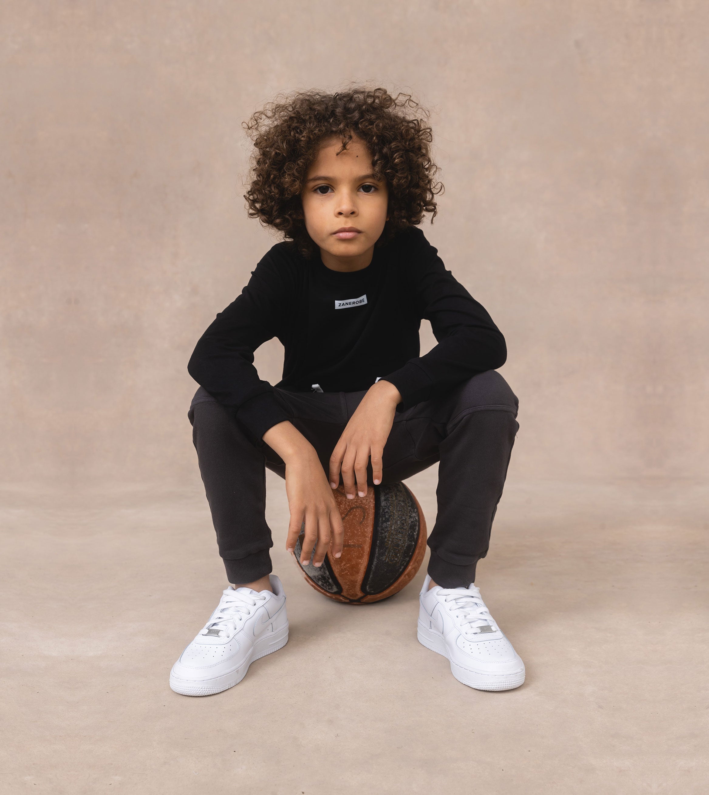 Kids Box LS Tee Black