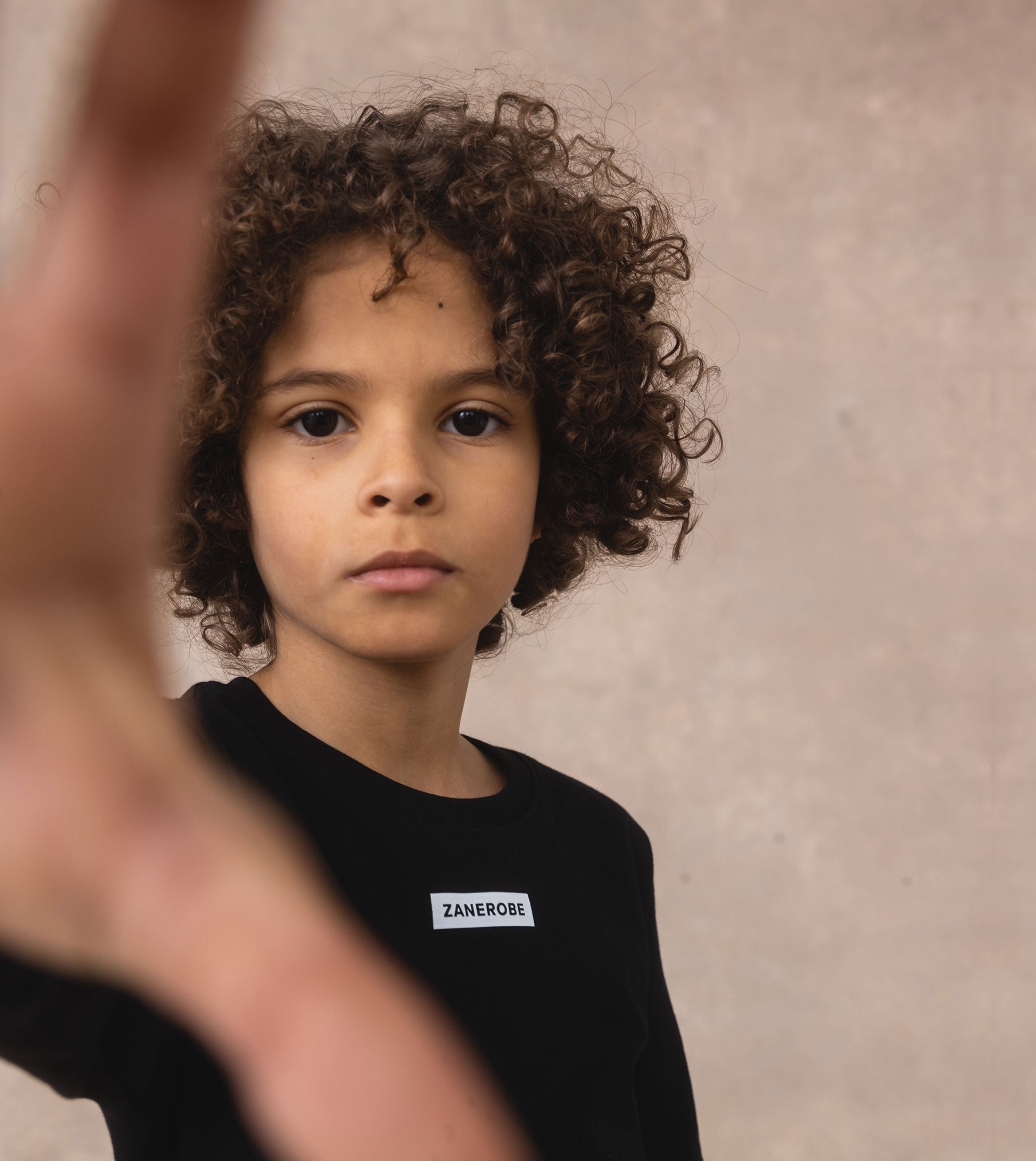 Kids Box LS Tee Black