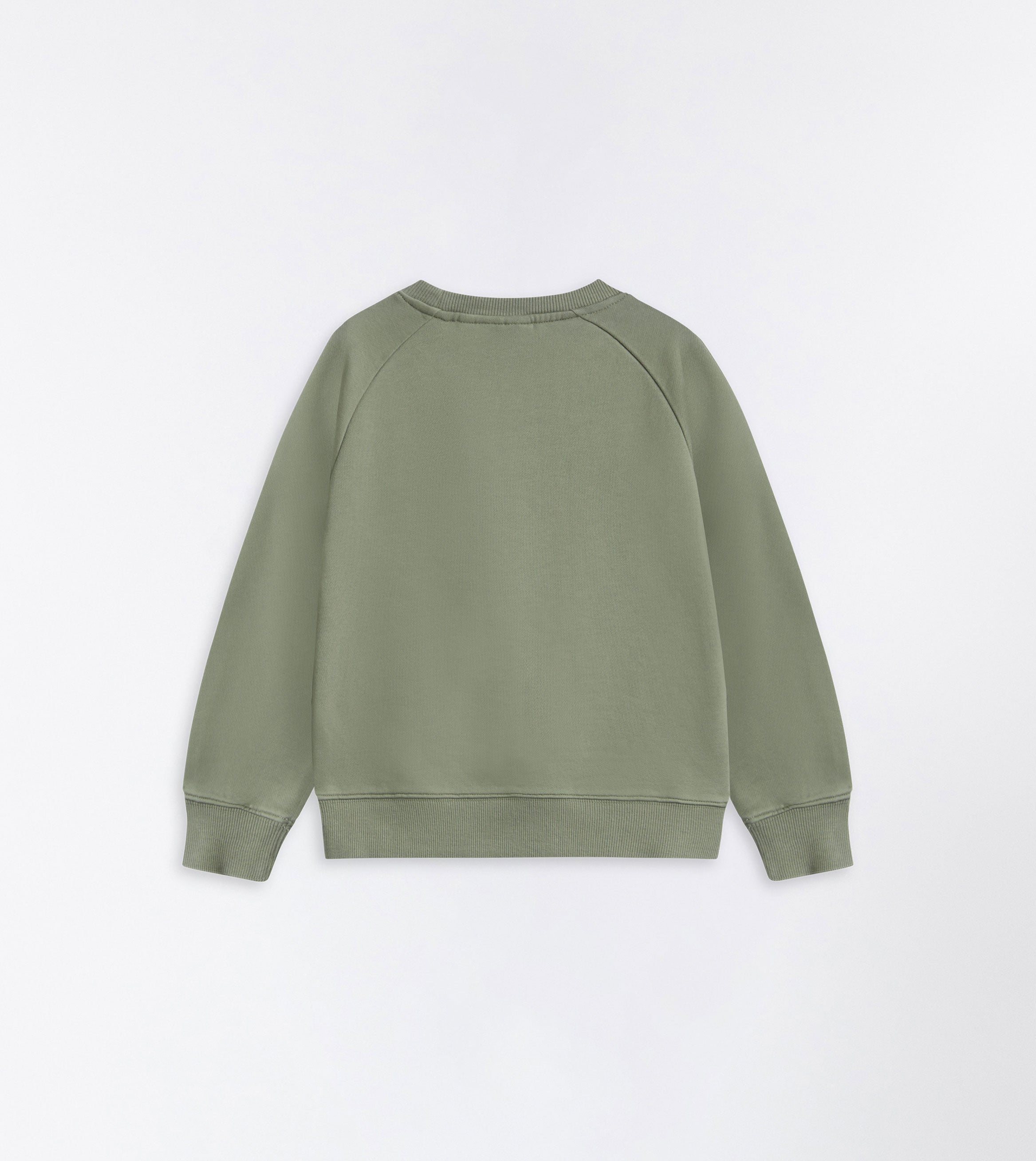 Kids Orgo Crew Dk Moss