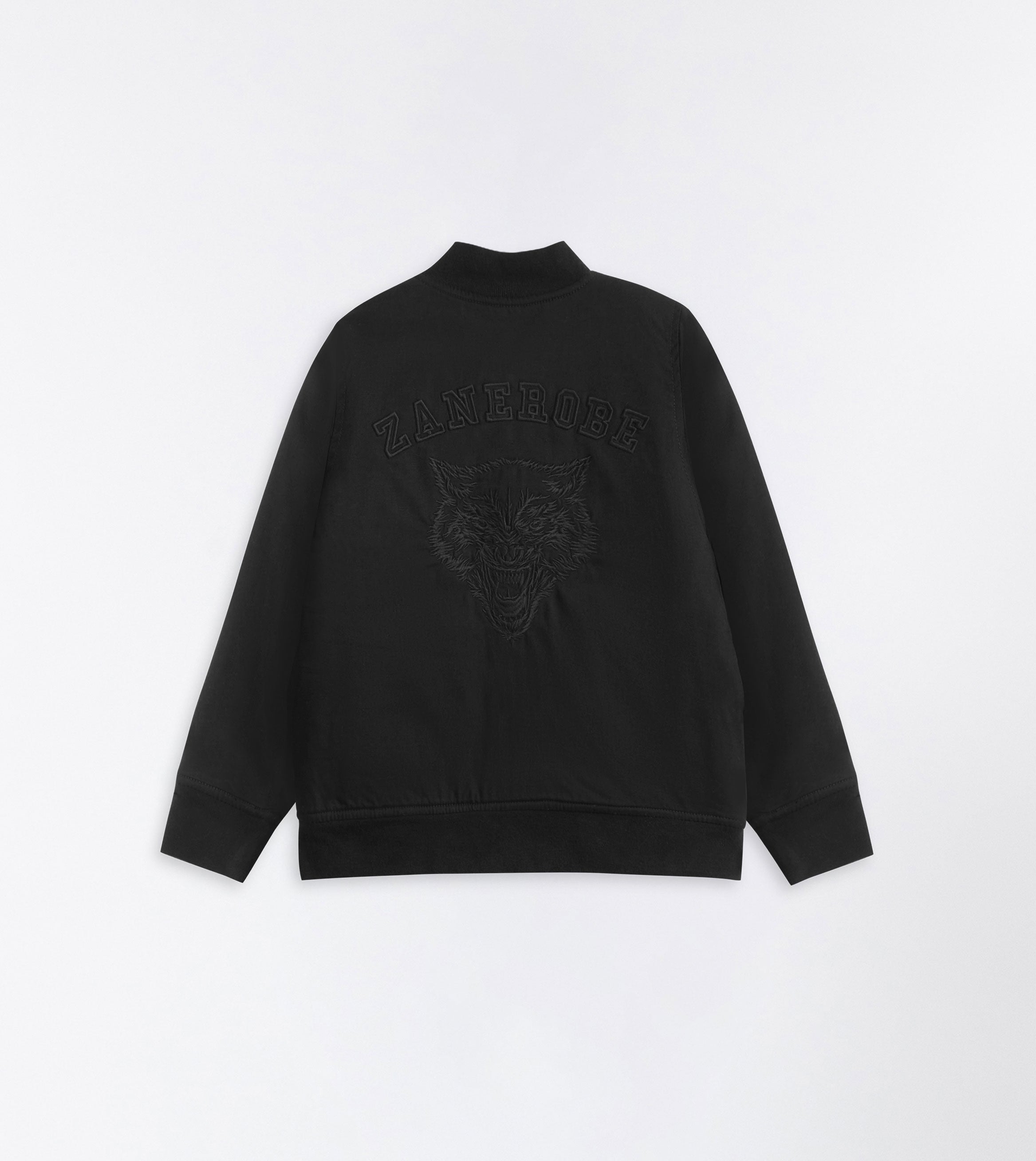 Kids Wolf Bomber Black