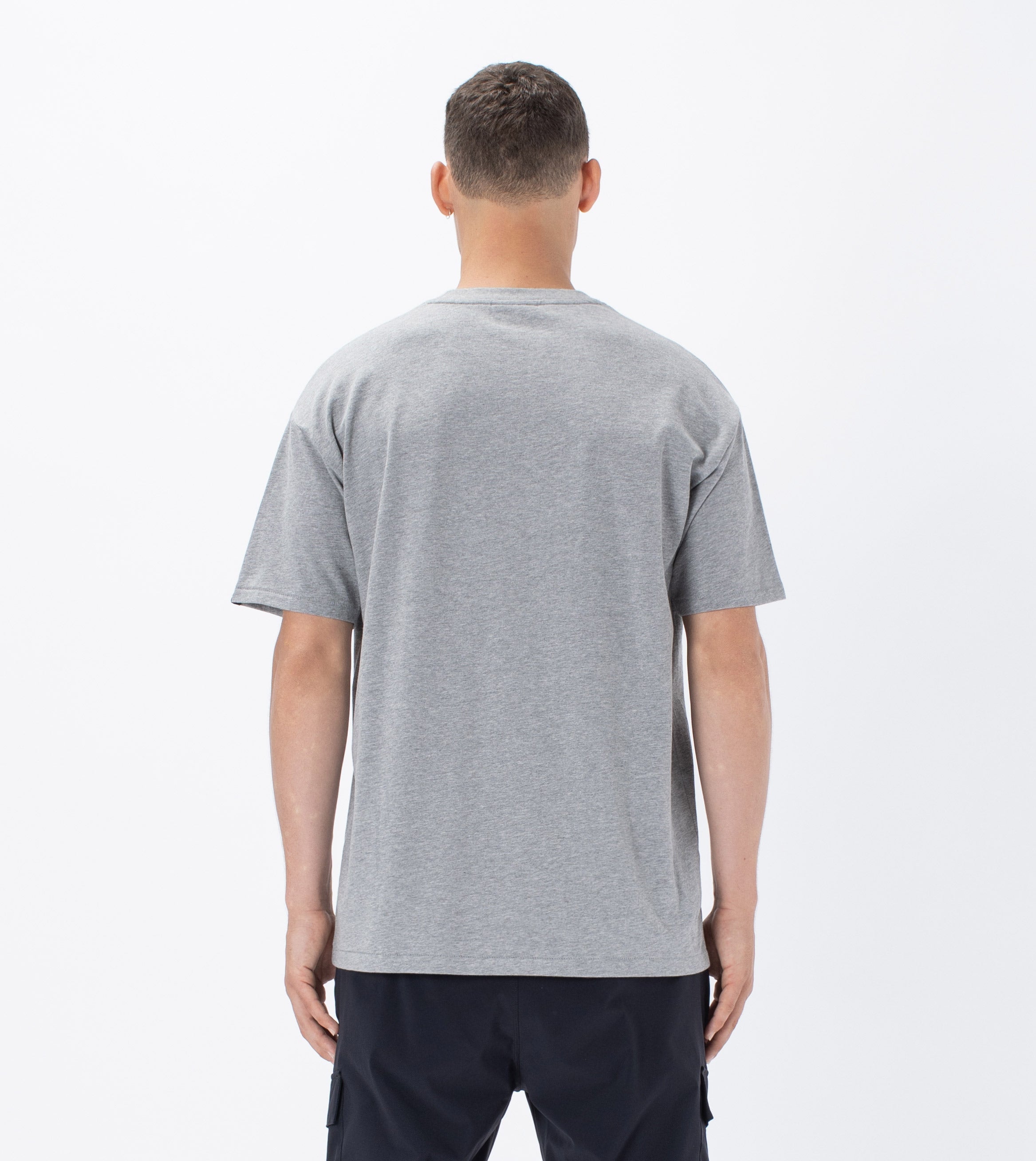 ZNRB Box Tee Dk Grey Marle